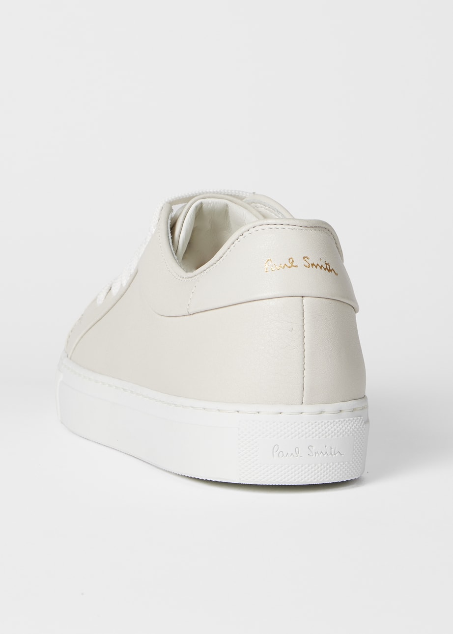 Detail View - Women's White Basso Leather Trainers Paul Smith