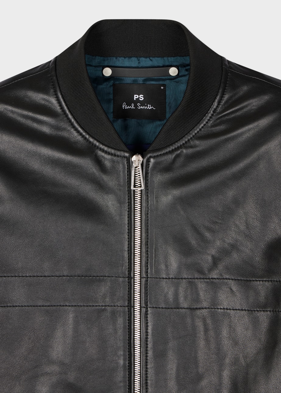 Paul smith leather bomber clearance