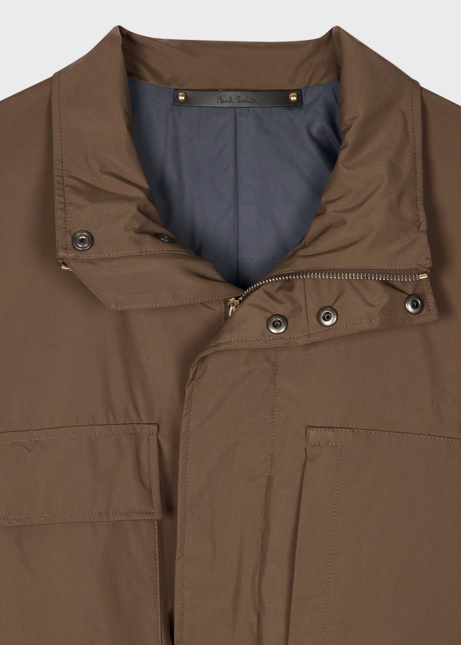 Product view - Khaki Two-Layer Recycled Polyester-Blend Field Jacket Paul Smith