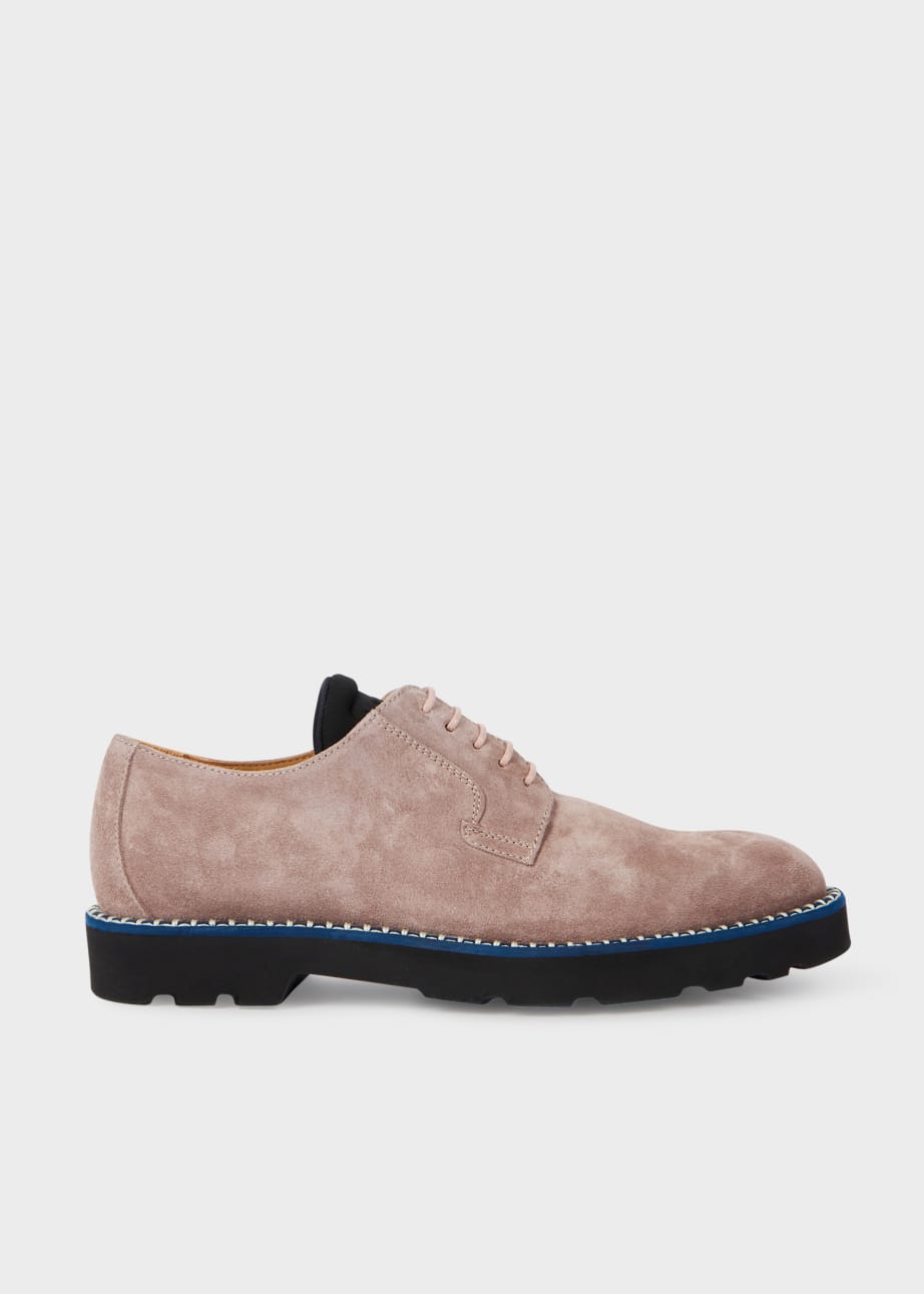 Side View - Women's Taupe 'Ras' Shoes Paul Smith