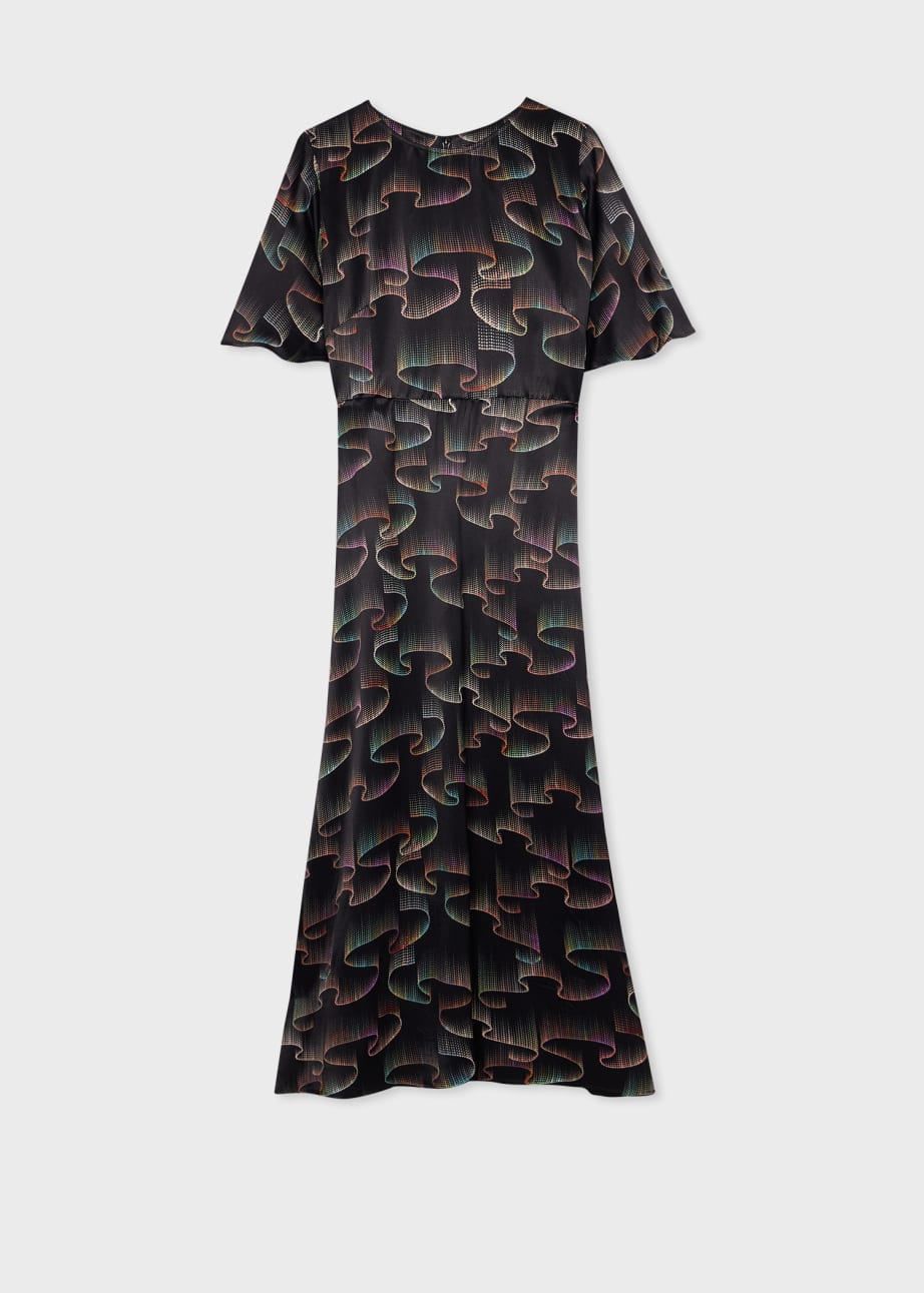 Front View - Women's 'Constellation' Satin Dress Paul Smith