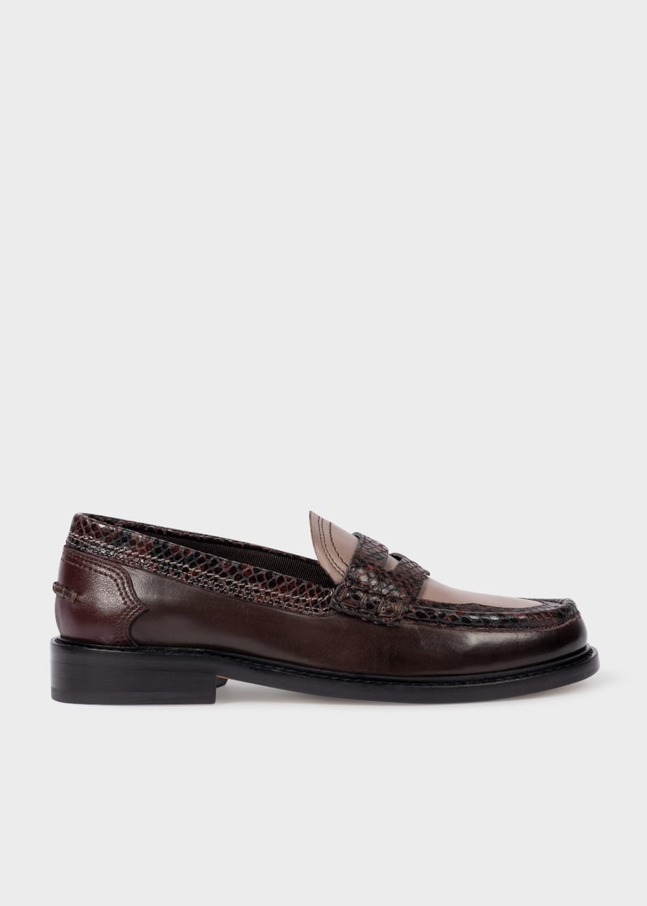 Product view - Women's Brown 'Toluca' Loafers Paul Smith