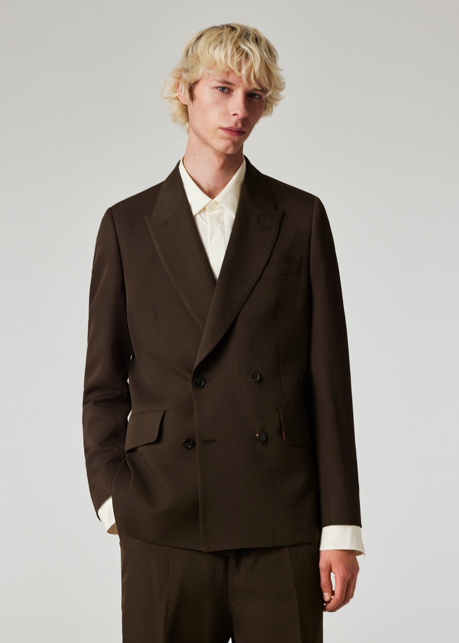 Paul smith double breasted suit cheap