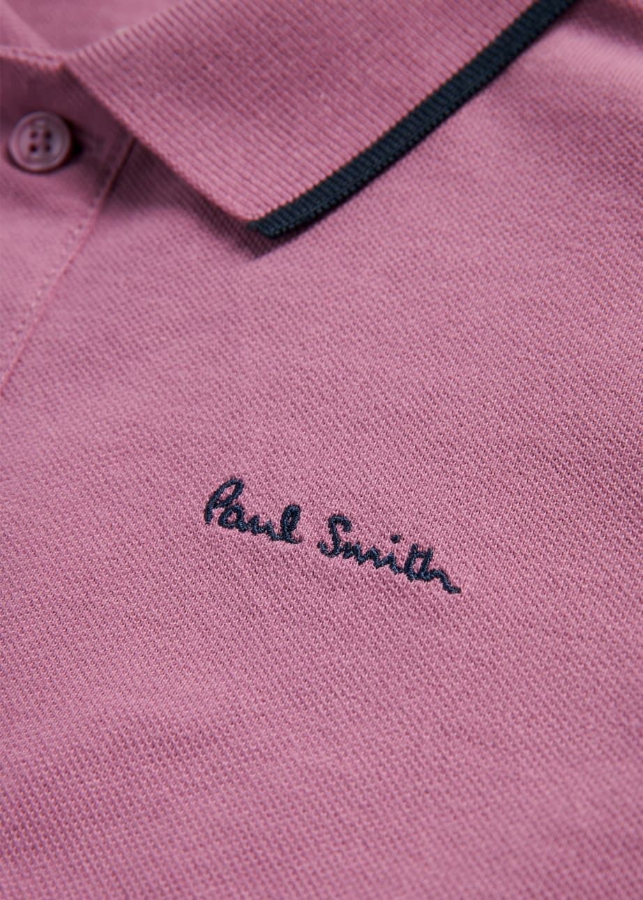 2-13 Years Pale Purple Signature Logo Polo Shirt