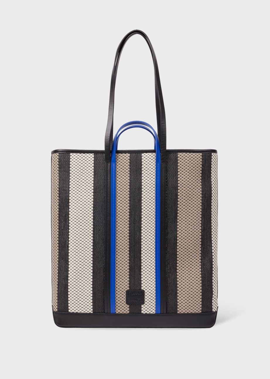 Product view - Women's Woven Stripe Tote Bag Paul Smith