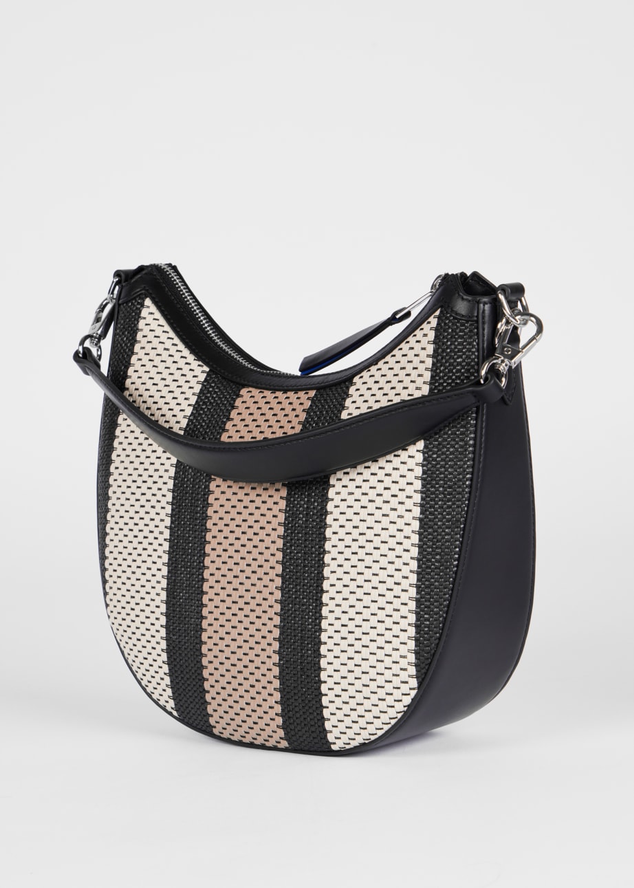 Product view - Women's Woven Stripe Hobo Bag Paul Smith