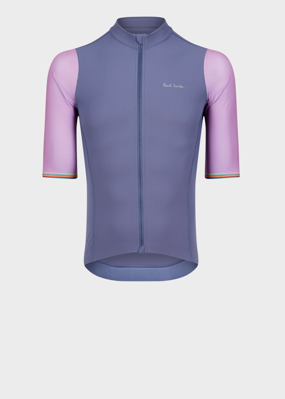 Product view - Blue Grey Cycling Jersey Paul Smith