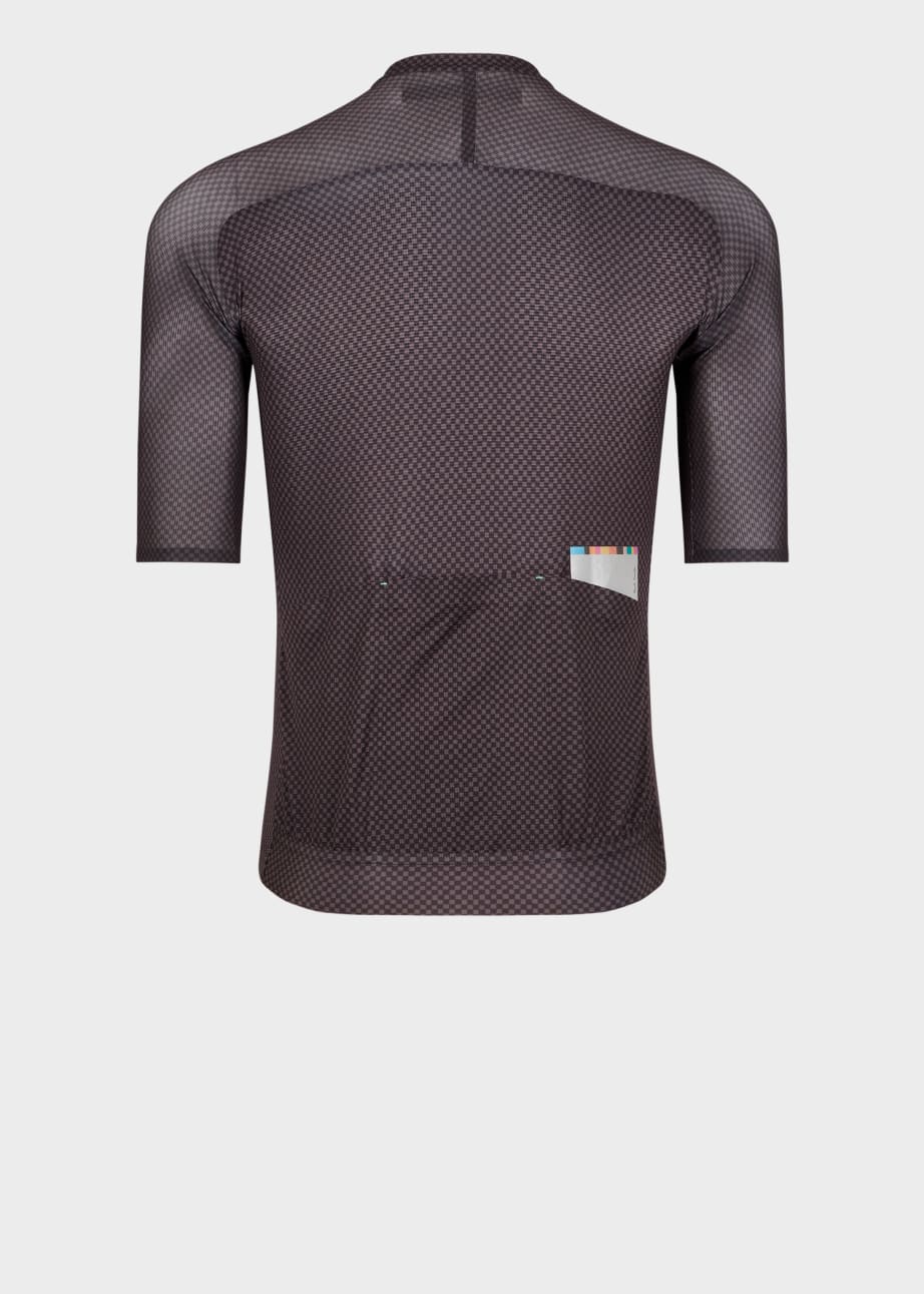 Asphalt mini checkerboard cycling jersey