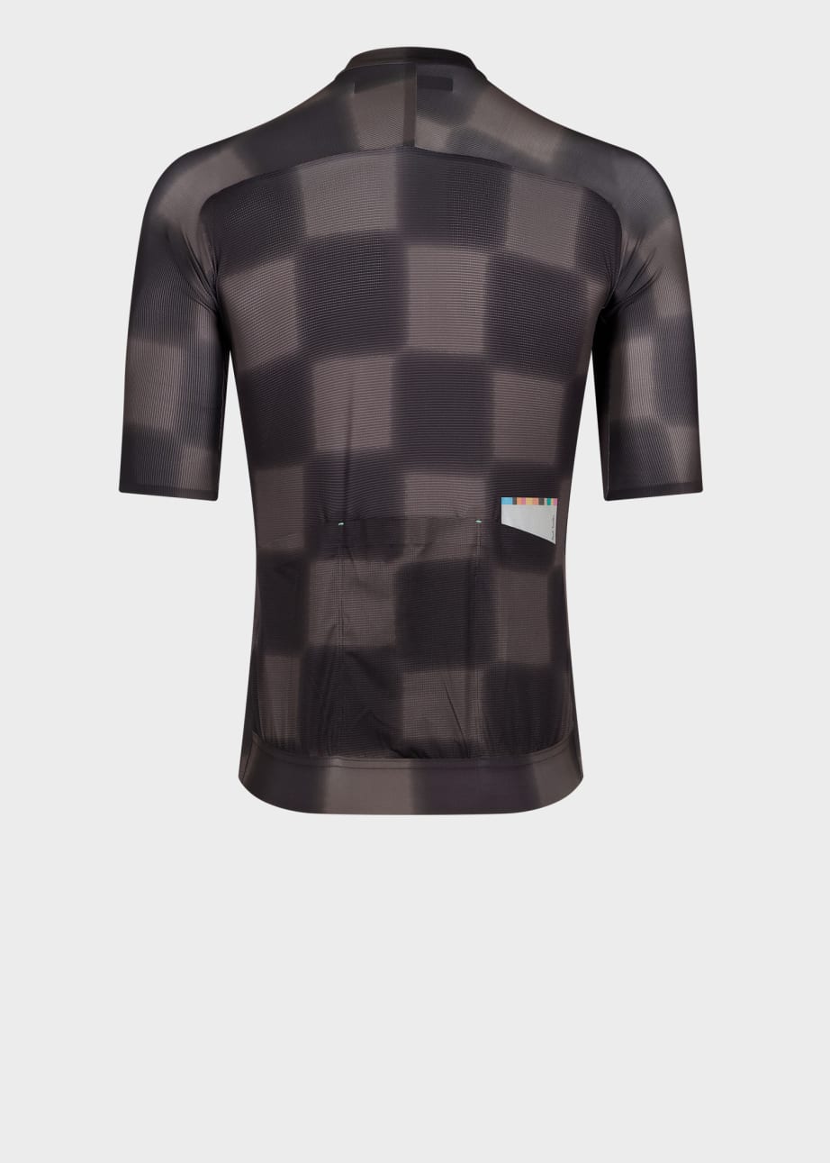 Checkered cycling jersey clearance