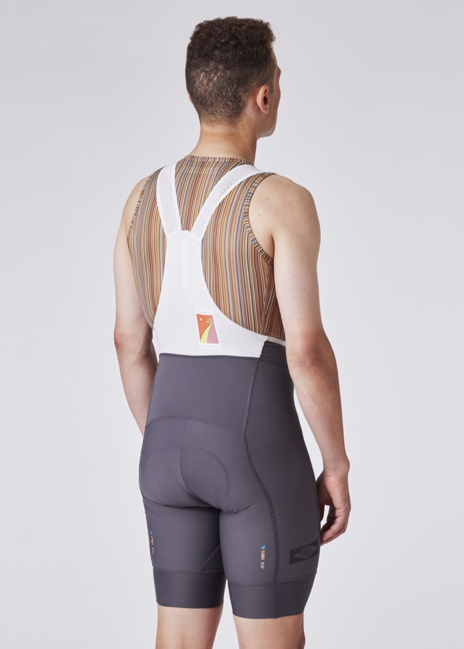 Model view - Asphalt Cycling Bib Shorts Paul Smith