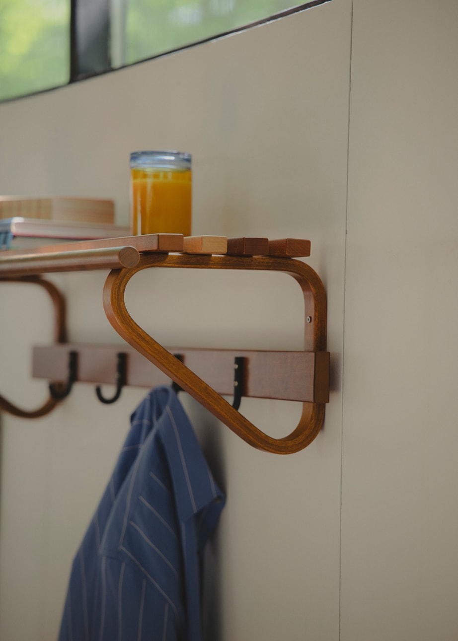 Still Life - Artek Reimagined by Paul Smith - Aalto Five Colour-Stained Coat Rack 109