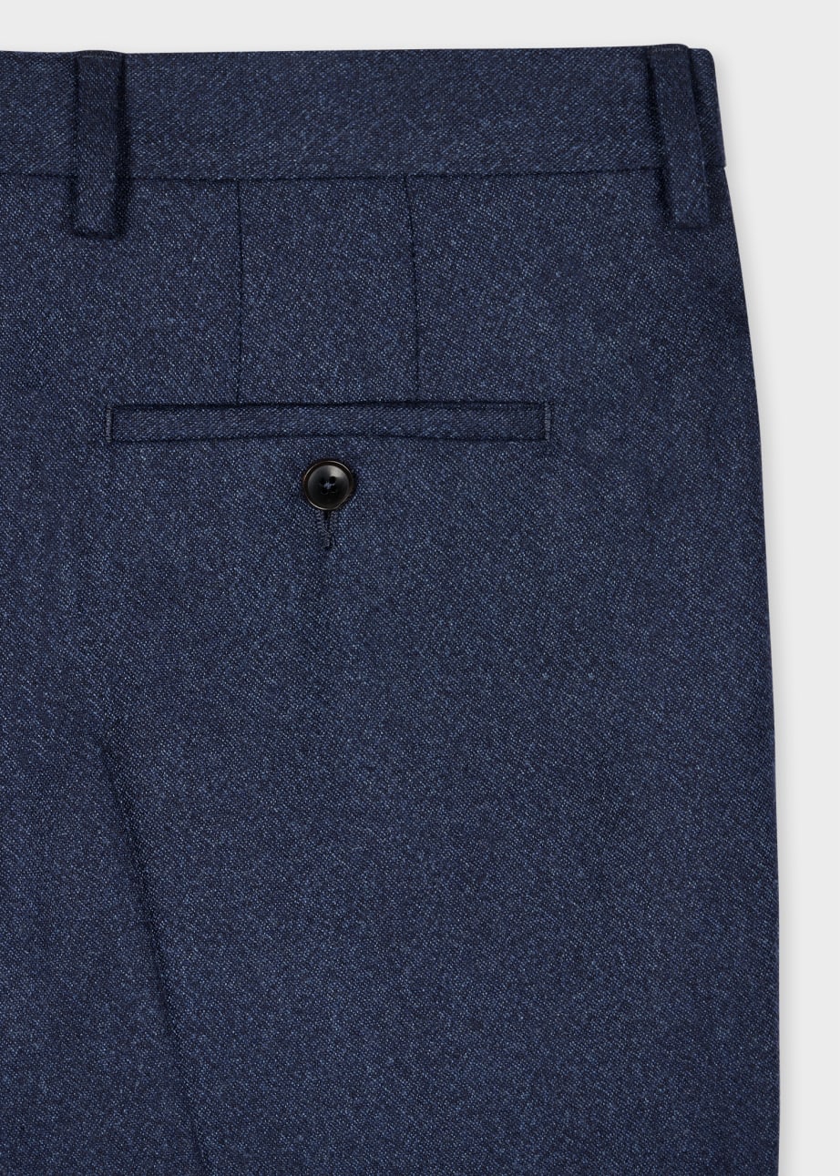 The Soho - Tailored-Fit Navy Capolavoro Tweed Three-Piece Suit