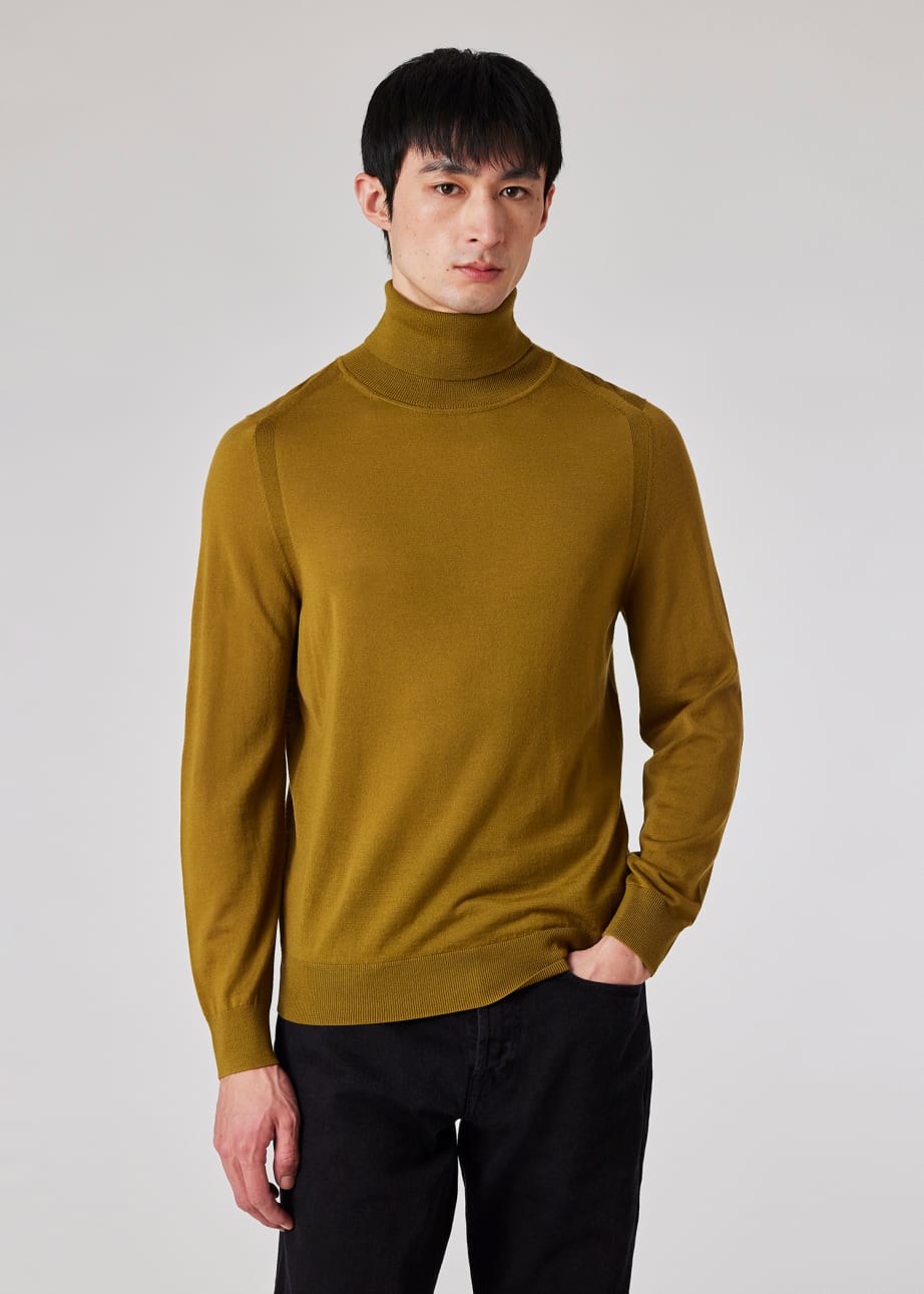 Mustard roll neck sales
