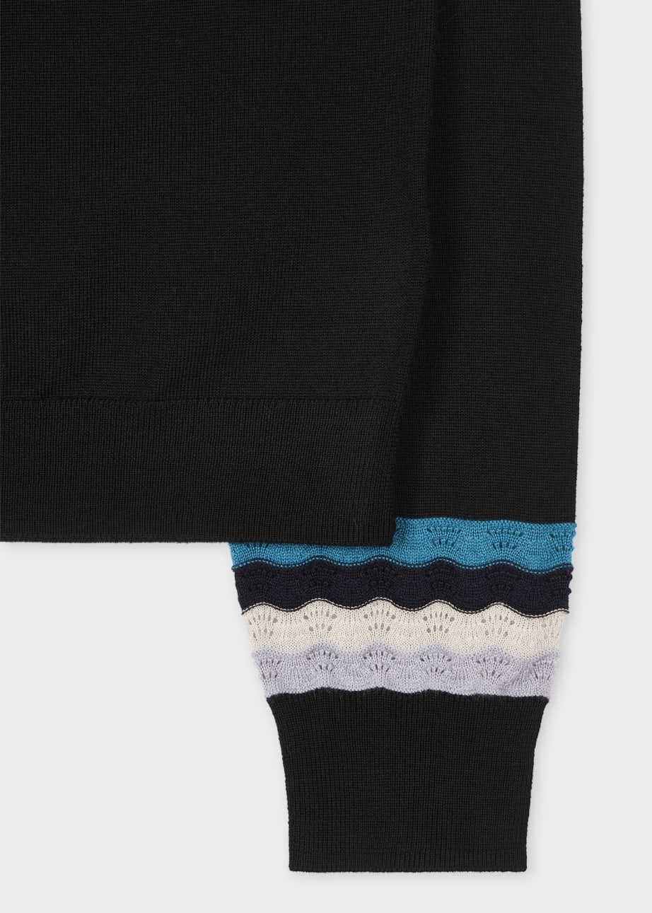 LONG SLEEVED ZIG ZAG SWEATER main image 1