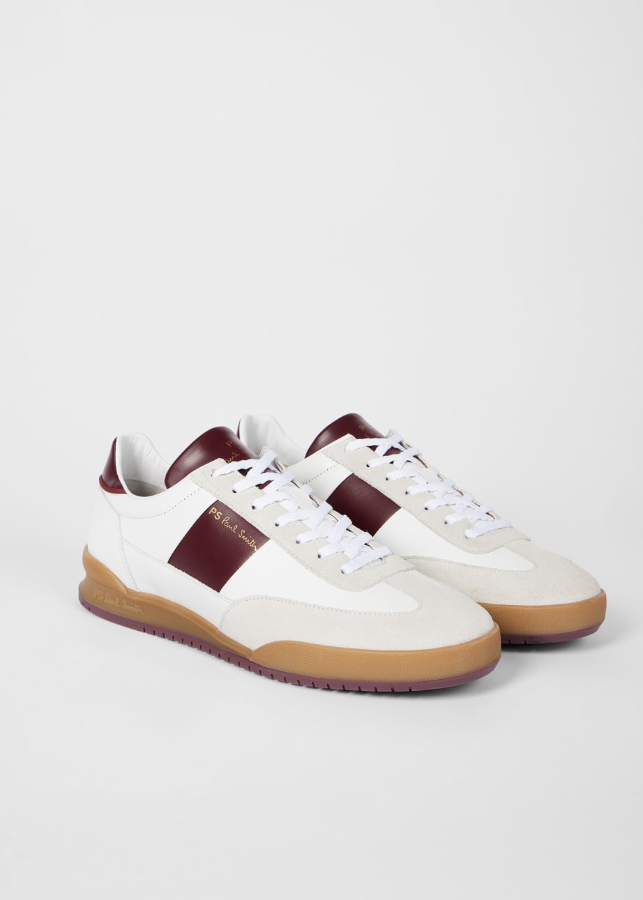 Paul Smith Men's Dover Sneaker | Casual Leather Low-Top With PS Logo