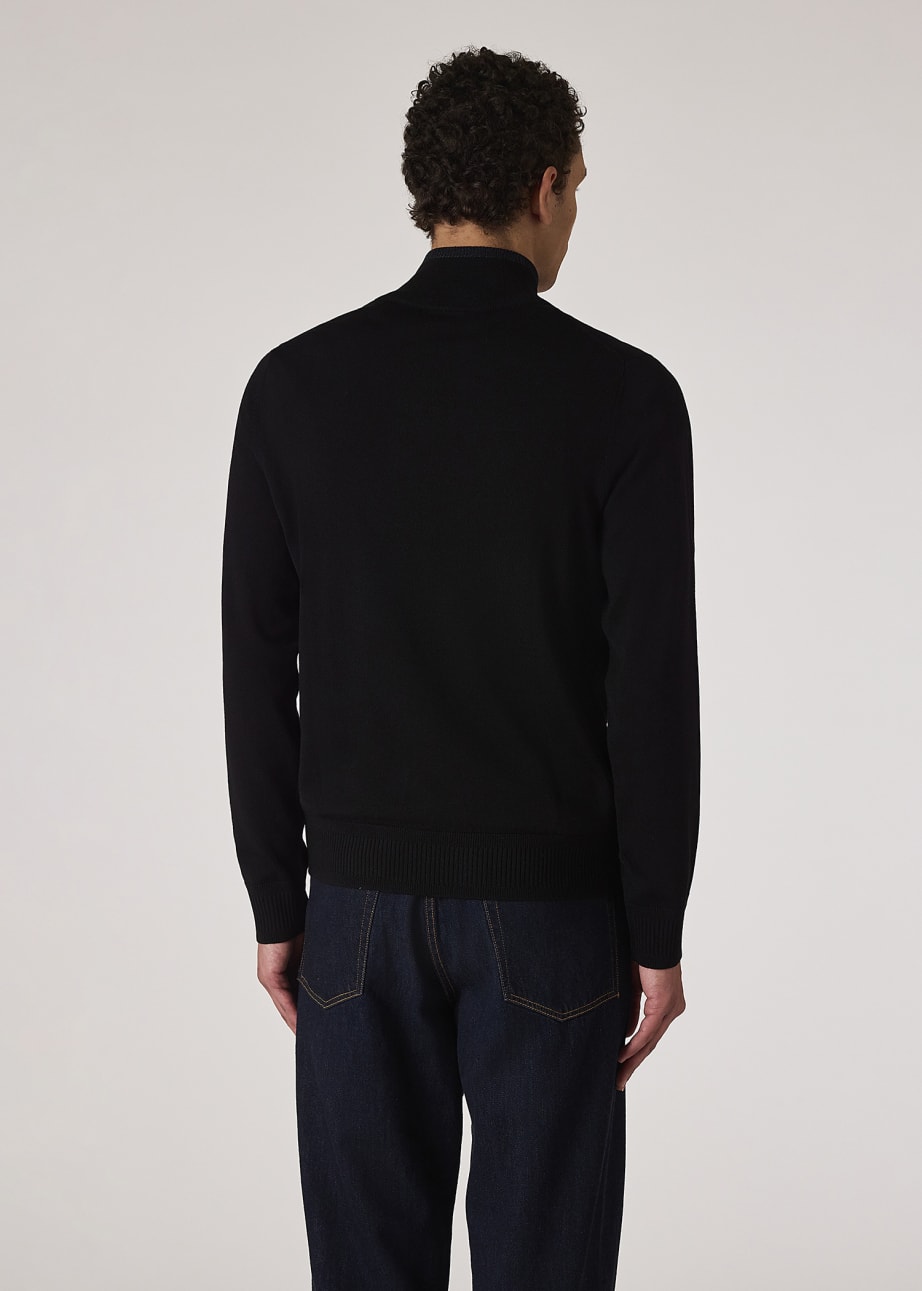 Men's Petrol Blue Merino Wool Sweater