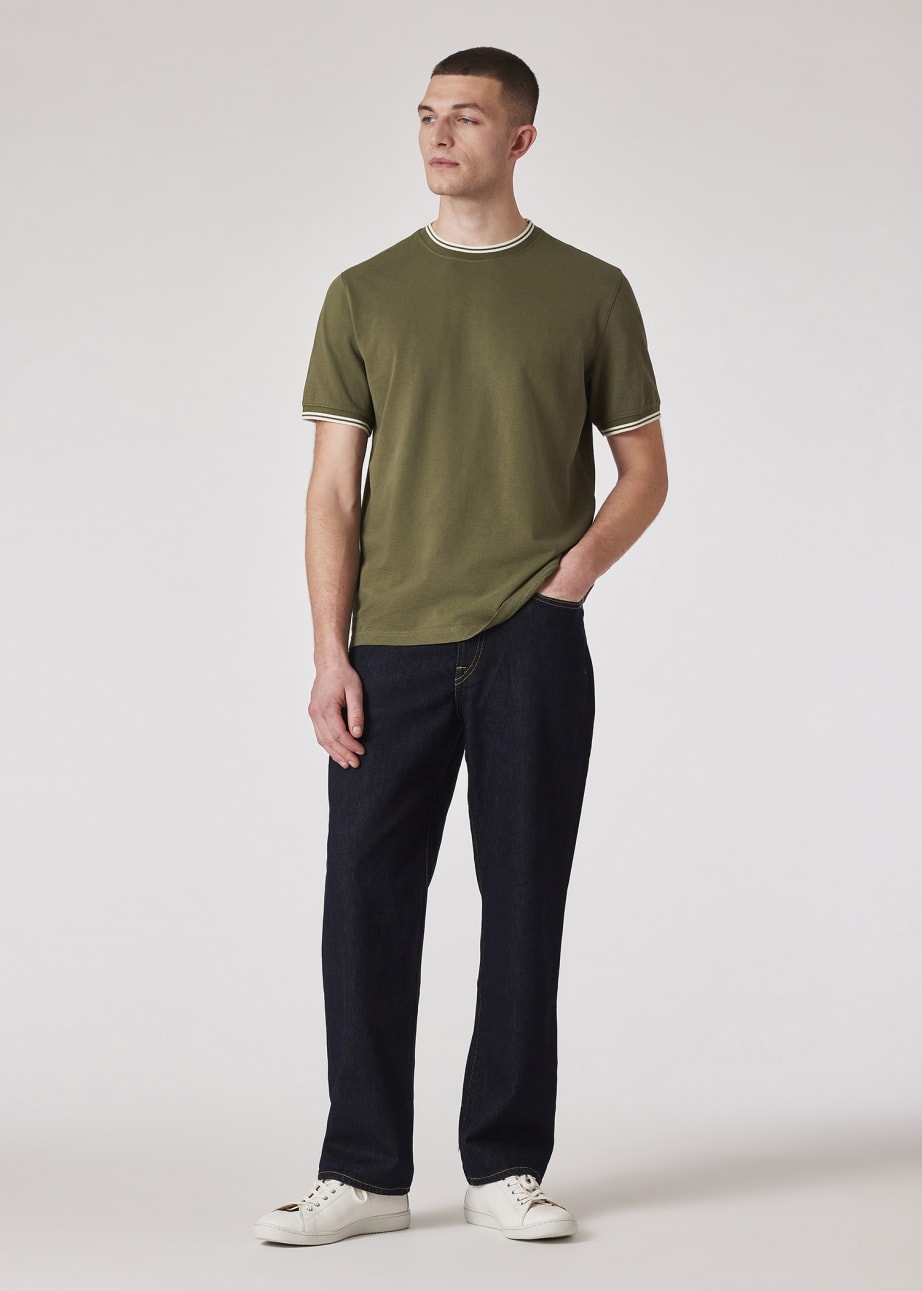 7980 Khaki Plain T-Shirt
