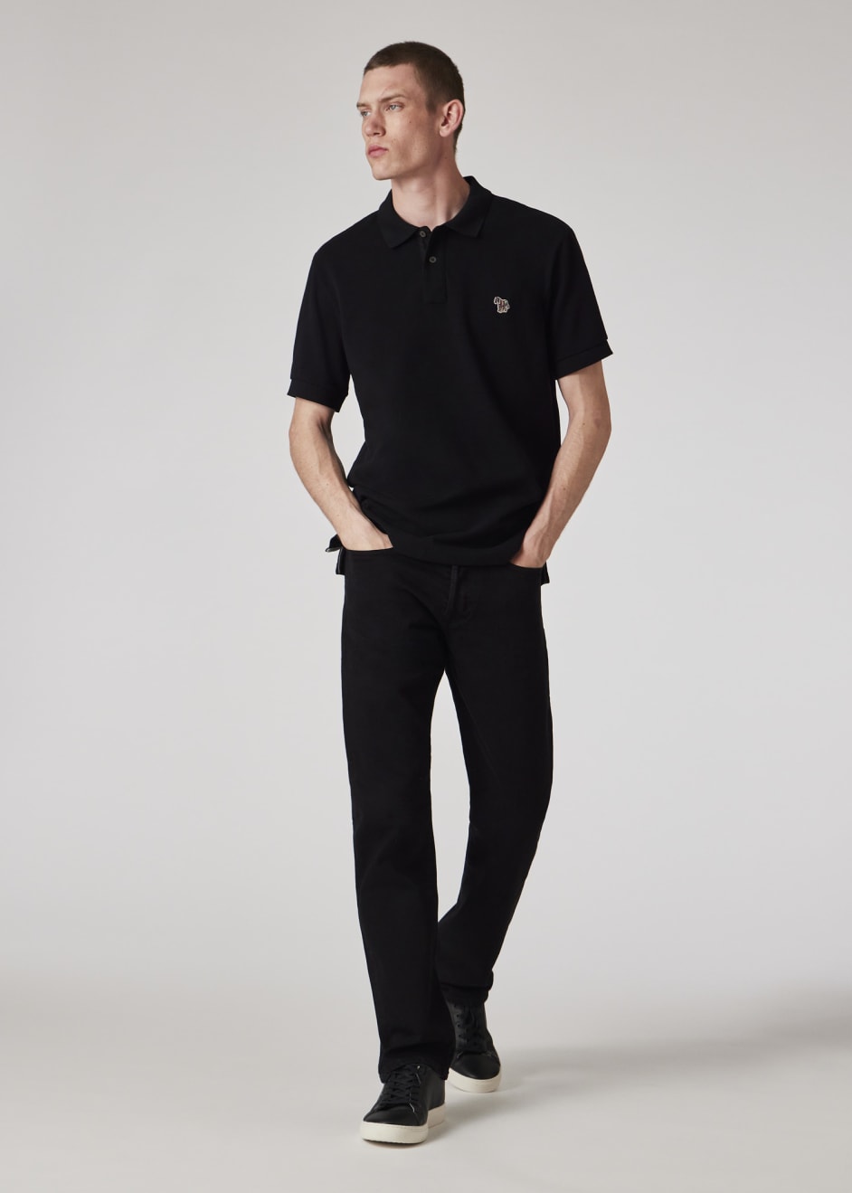 Standard-Fit Black 'Organic Stretch' Jeans