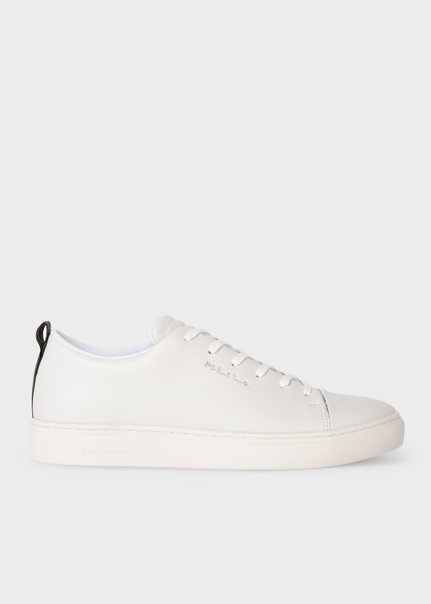 Men's White Leather 'Lee' Sneakers