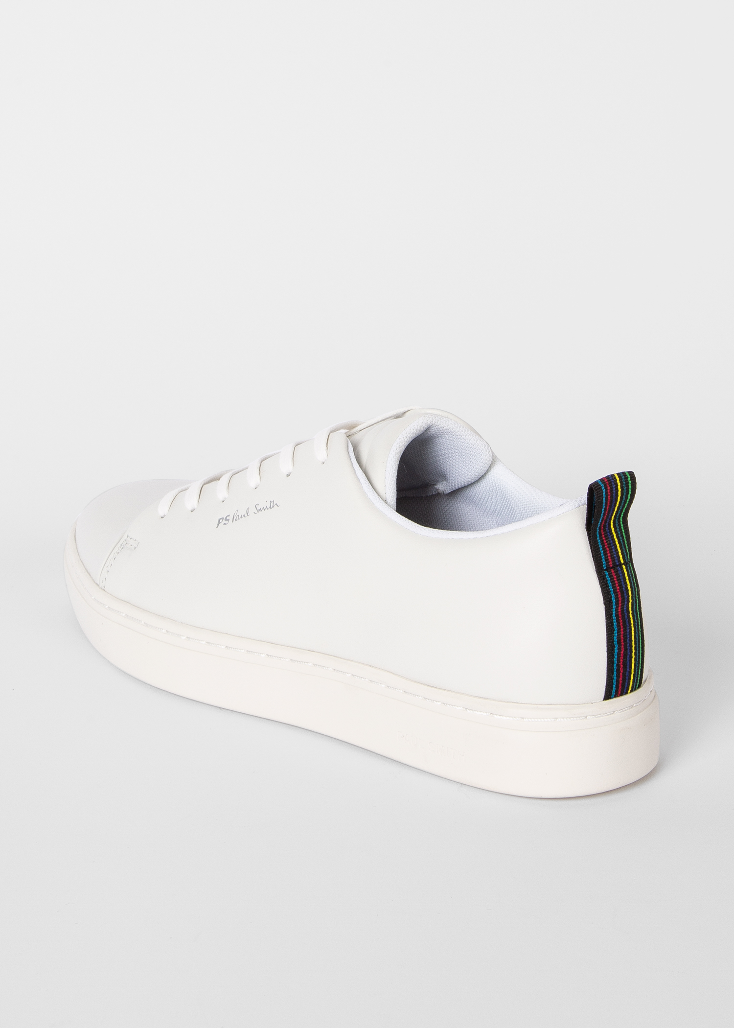スニーカー PS PAUL SMITH Men Sneakers White M2SLEE20JLEA 01 Men's White Leather 'Lee' Sneakers