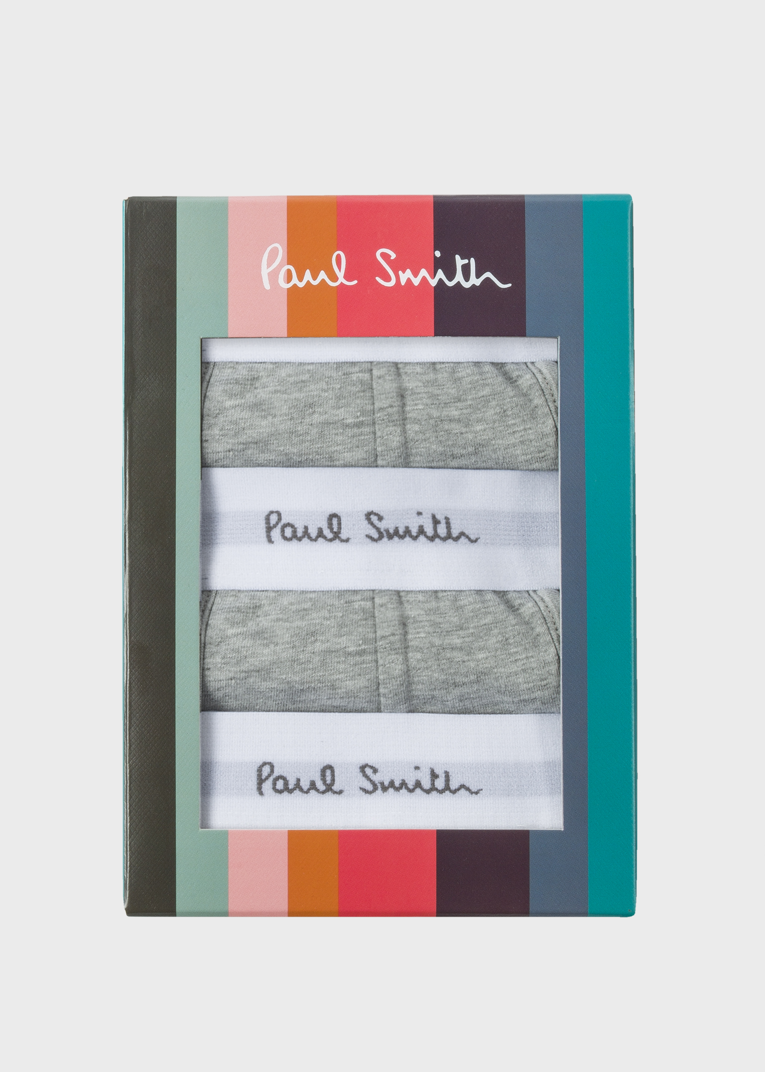 Long Grey Boxer Briefs Three Pack