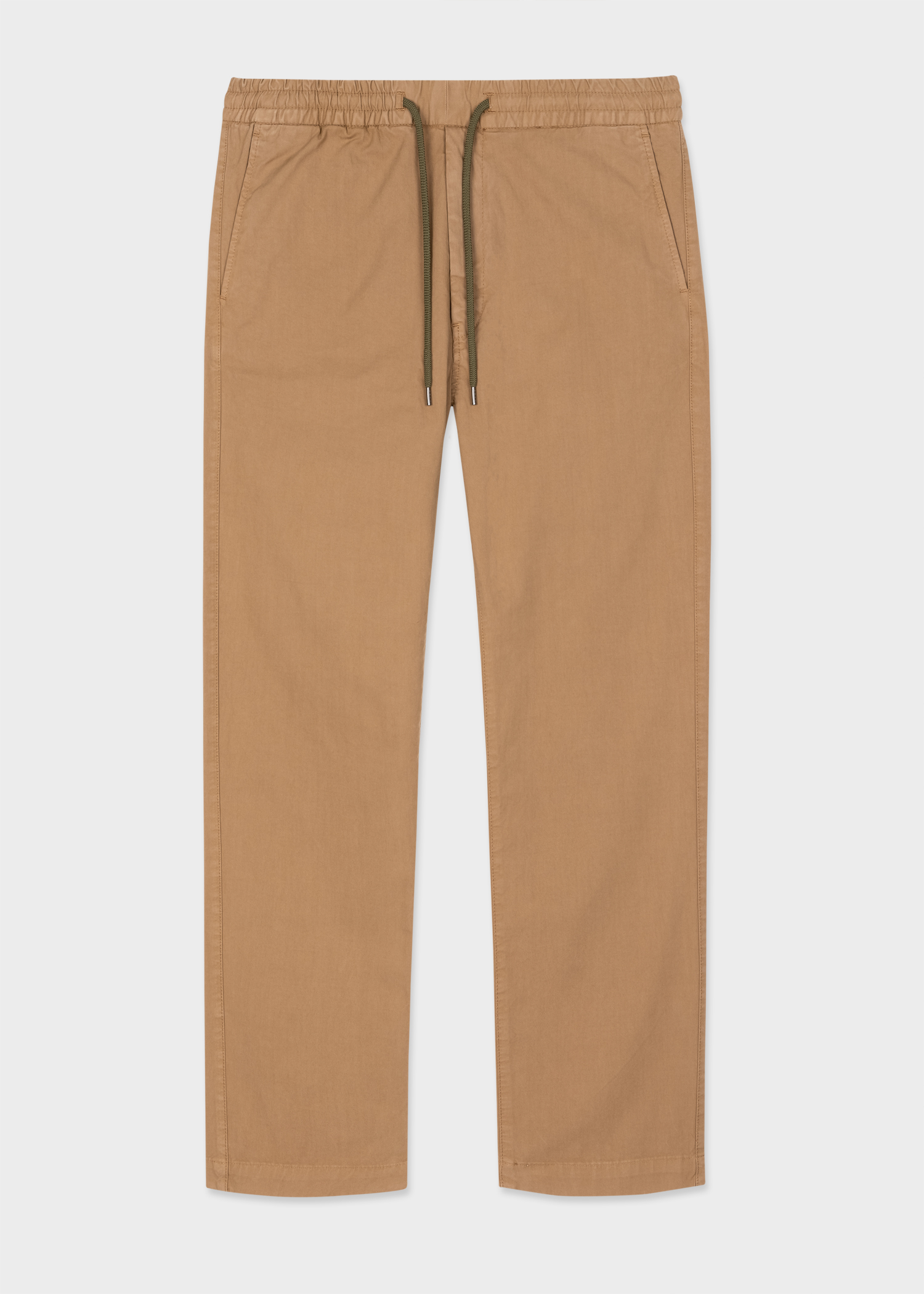 Tan 'Broad Stripe Zebra' Trousers primary image