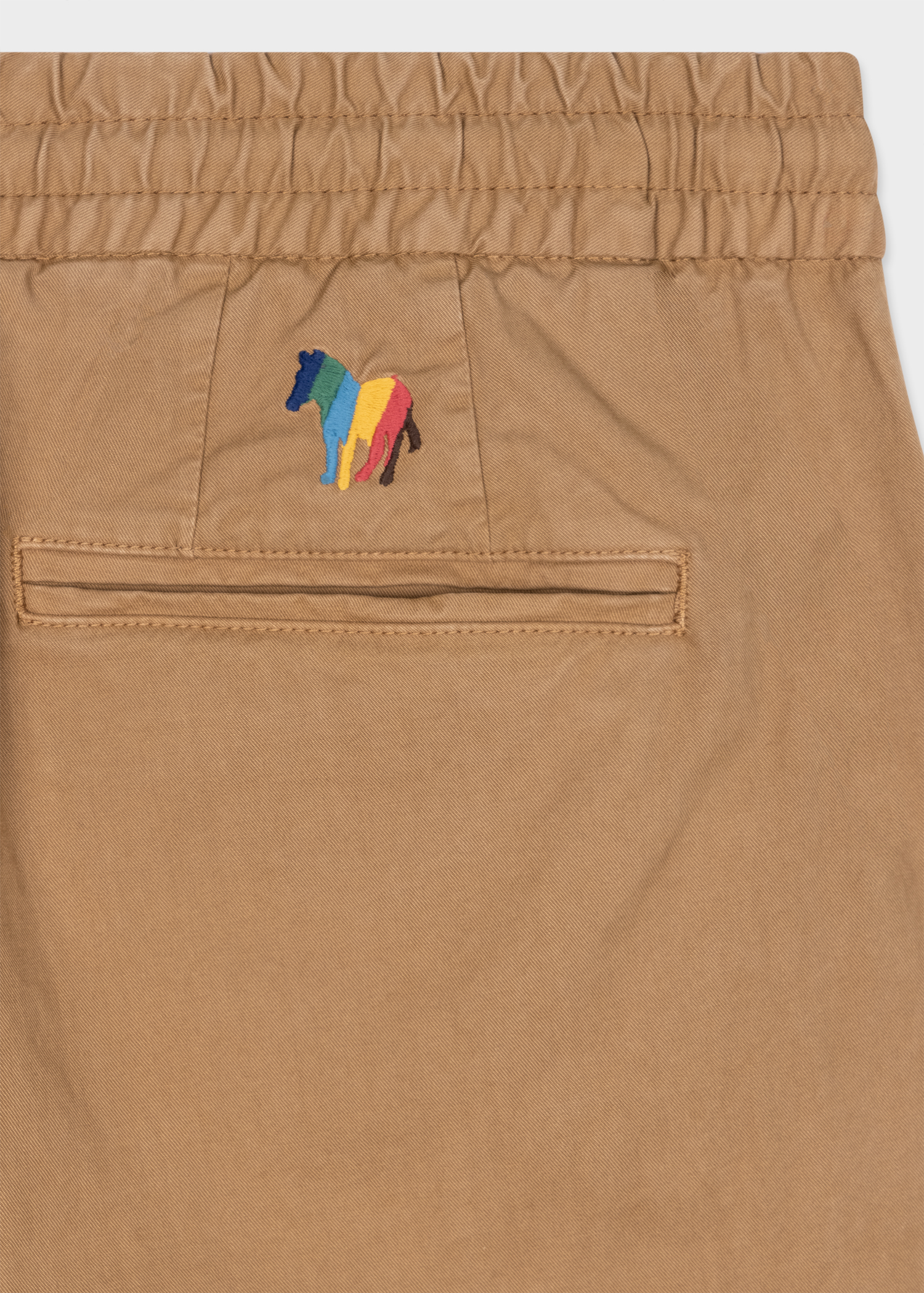 Tan 'Broad Stripe Zebra' Trousers thumbnail 2