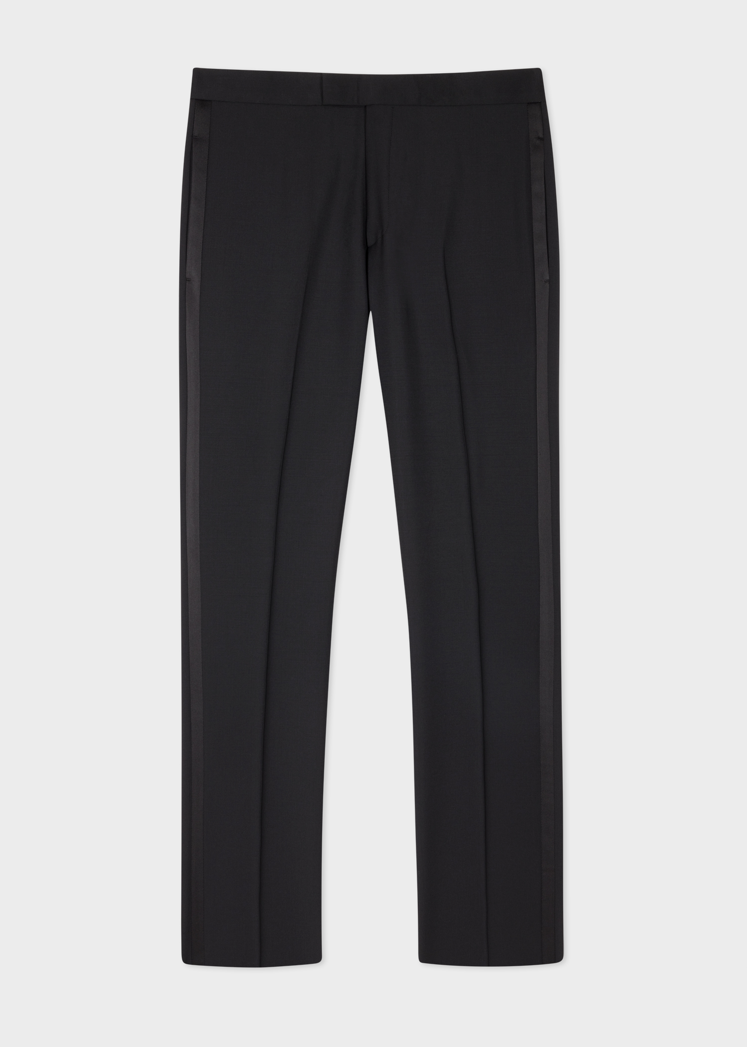 Black Slim-Fit Wool-Mohair Evening Trousers thumbnail 7