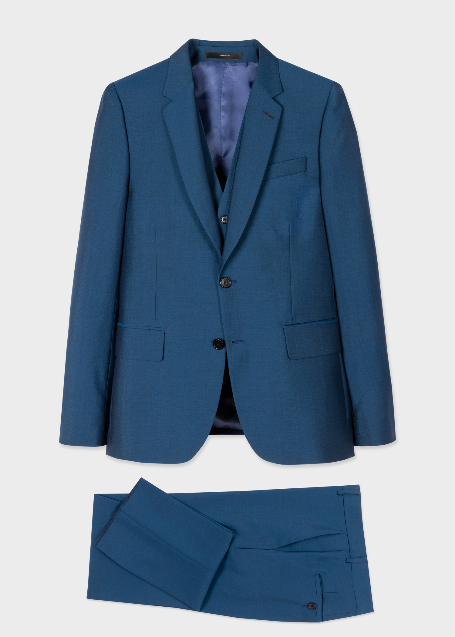 The Soho - Indigo Wool-Mohair Three-Piece Suit primary image