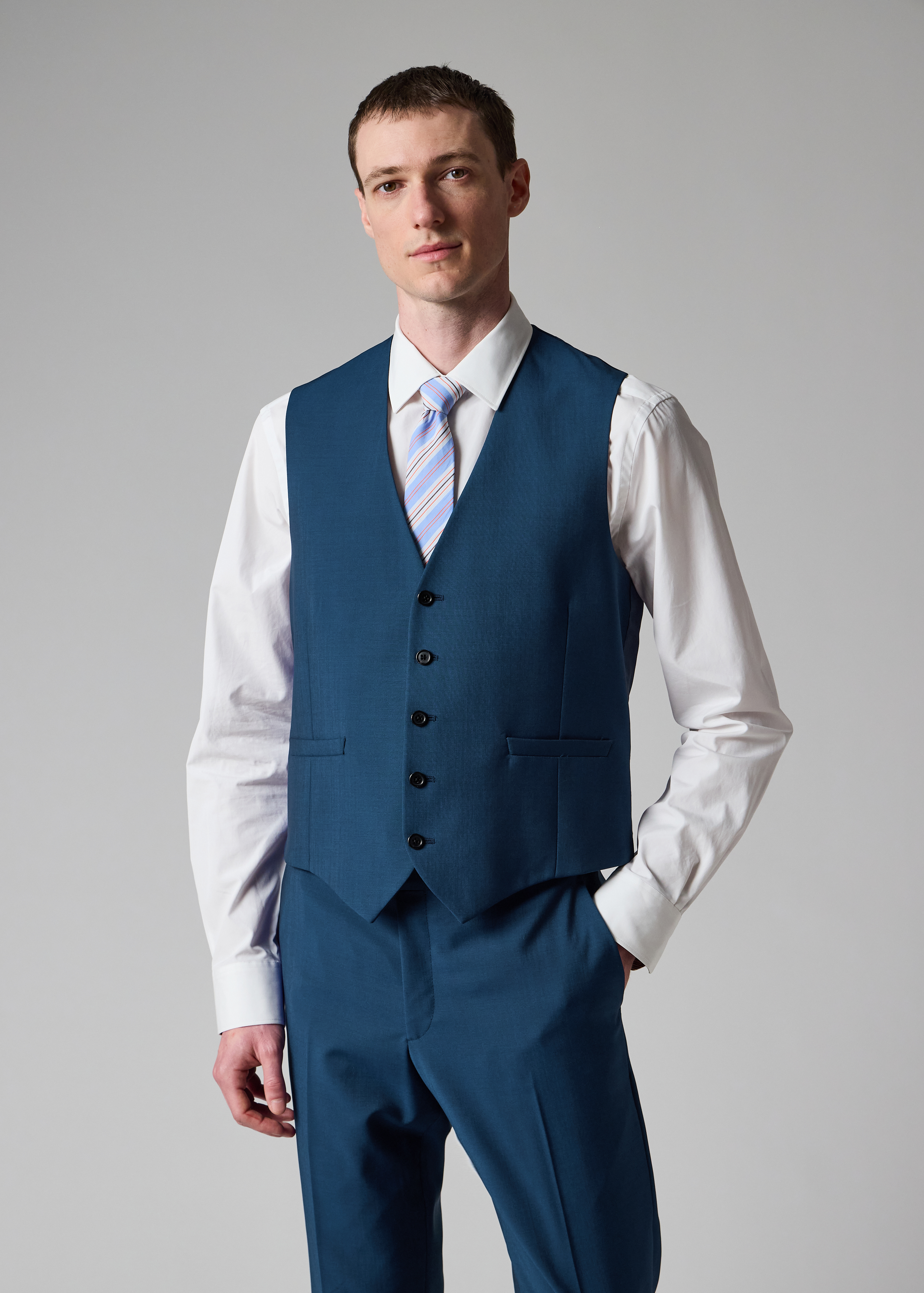 The Soho - Indigo Wool-Mohair Three-Piece Suit thumbnail 11