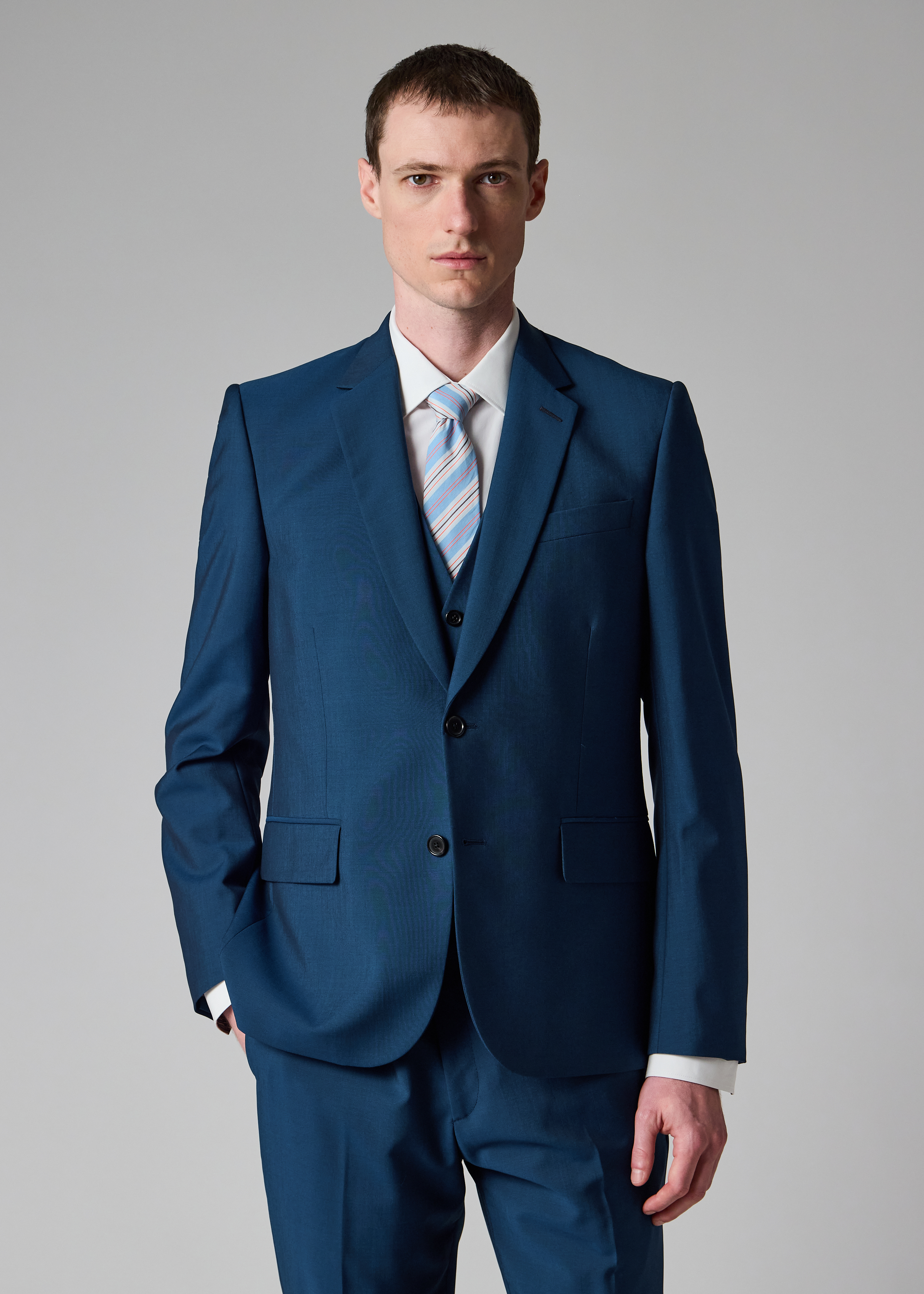 The Soho - Indigo Wool-Mohair Three-Piece Suit thumbnail 6