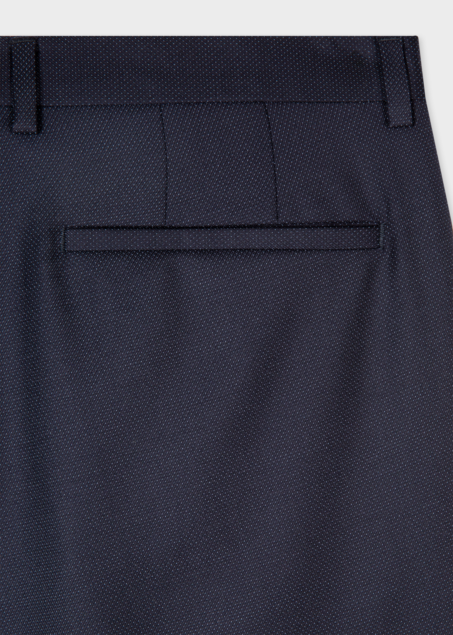 The Kensington - Slim-Fit Dark Navy Pin Dot Wool Suit thumbnail 13