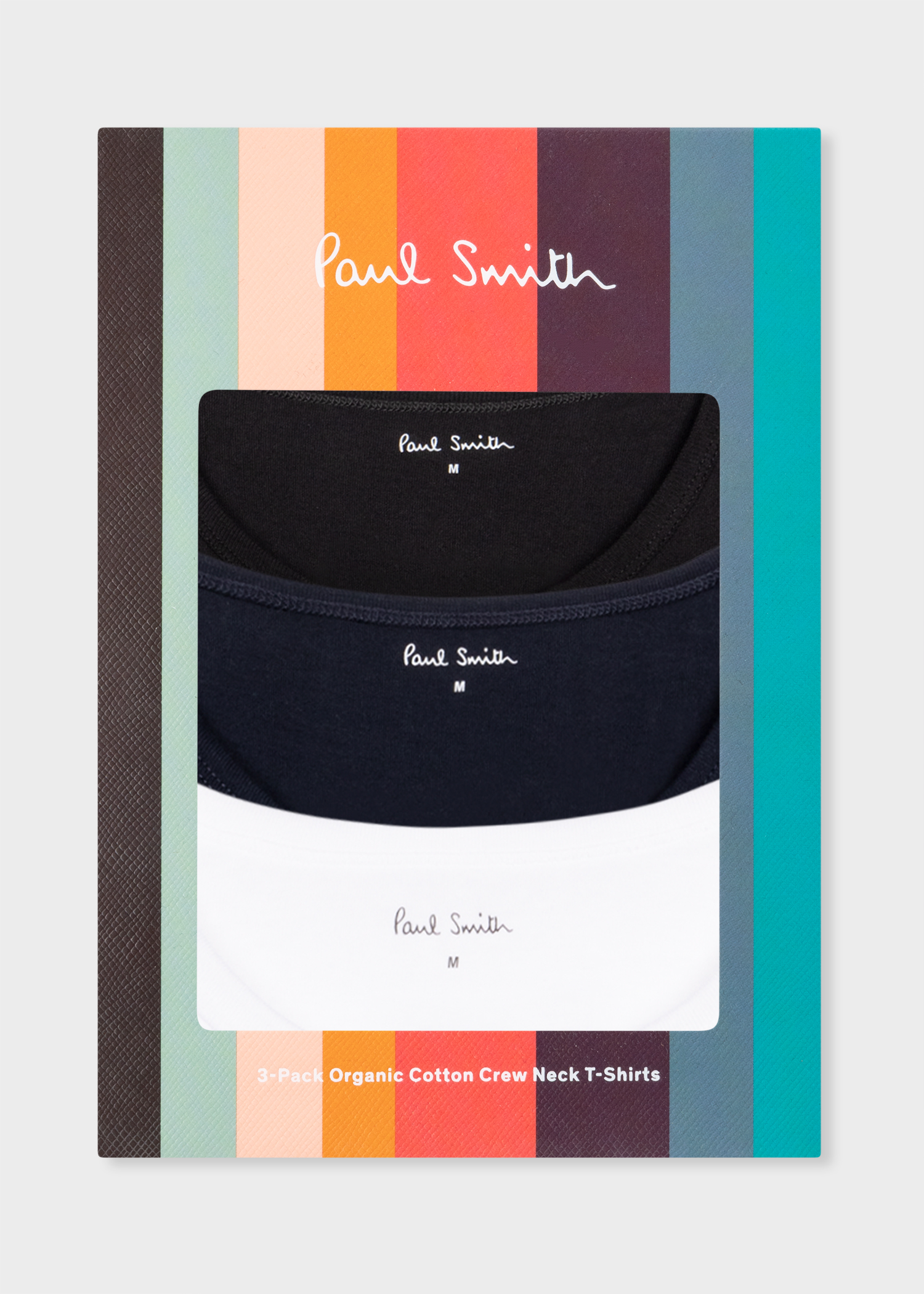 T-shirt Homme Paul Smith Rayé Orange - Taille M - Coton - Très Bon état