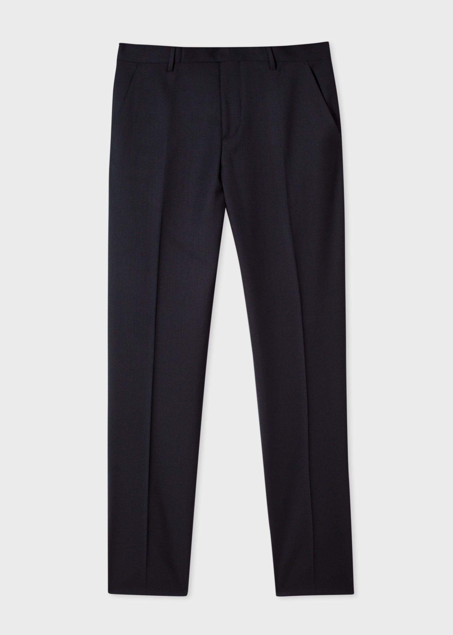 Slim-Fit Black Wool 'A Suit To Travel In' Trousers primary image