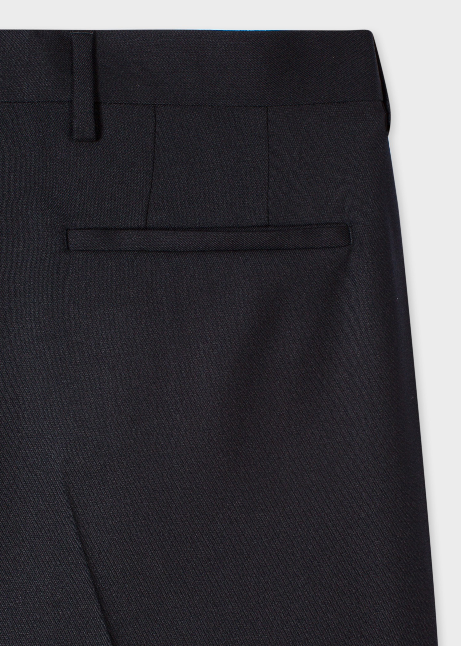 Slim-Fit Black Wool 'A Suit To Travel In' Trousers thumbnail 6