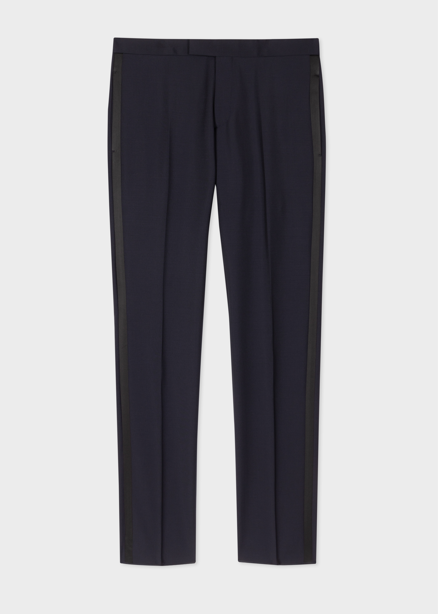 Slim-Fit Navy Wool-Mohair Evening Trousers thumbnail 7