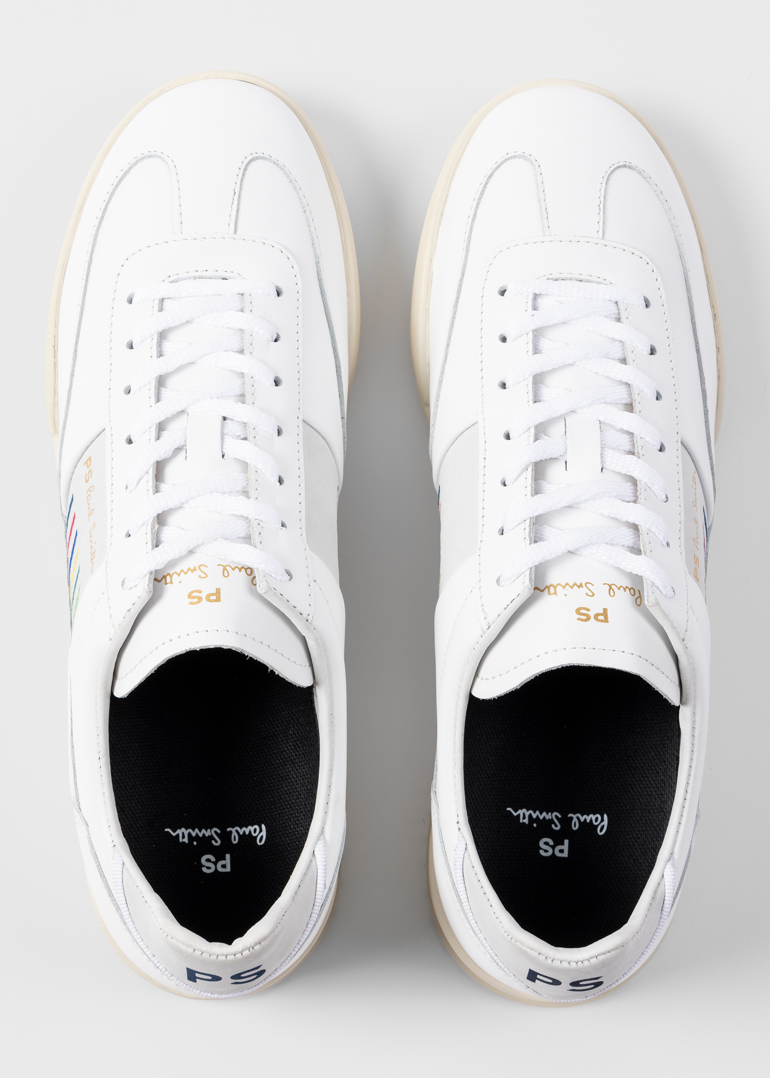 Men's White Leather 'Dover' Trainers