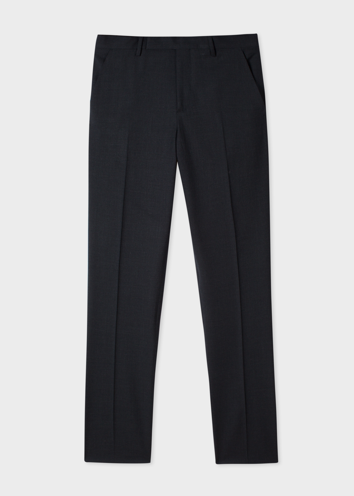 Slim-Fit Charcoal Grey Wool 'A Suit To Travel In' Trousers primary image