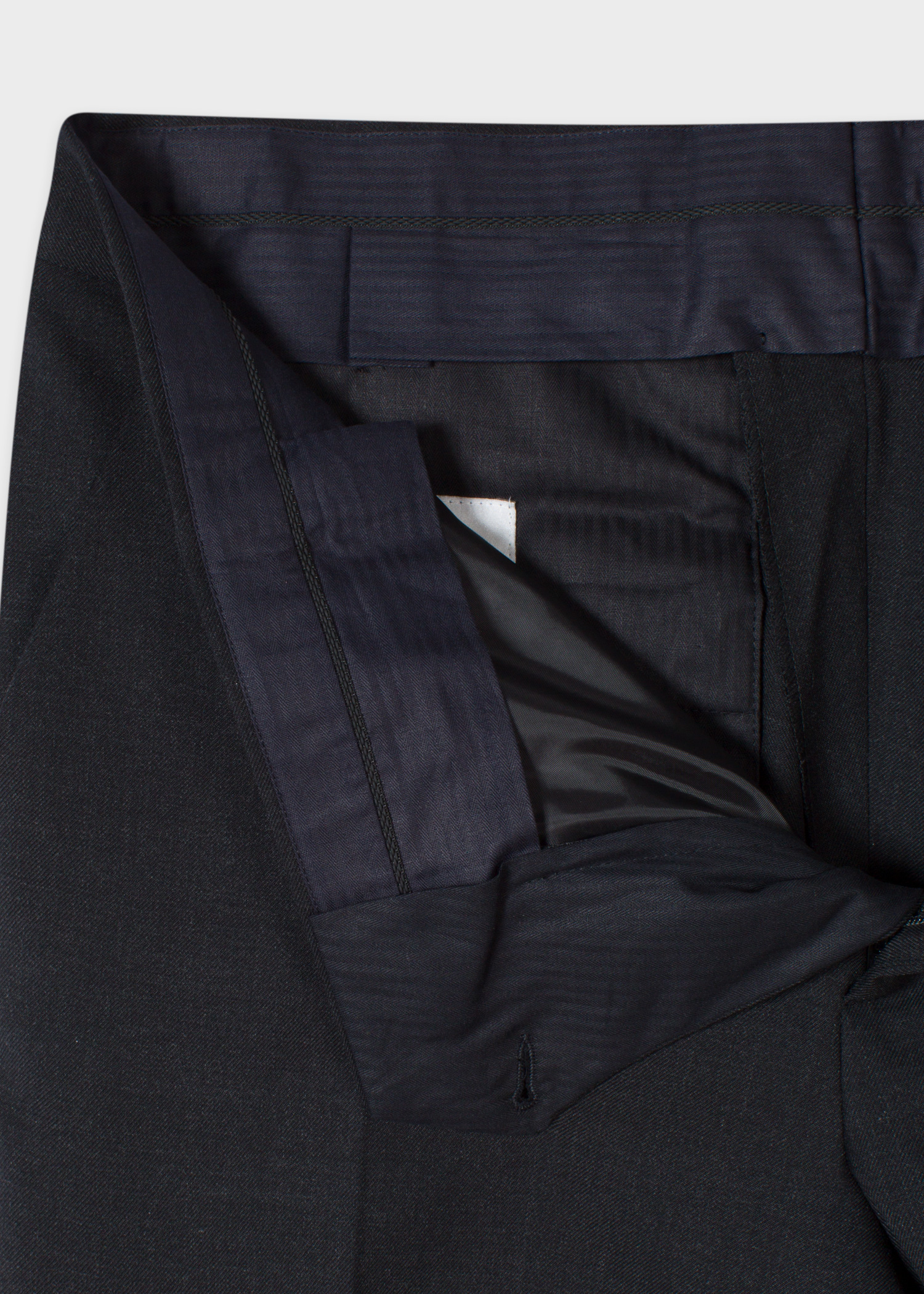 Slim-Fit Charcoal Grey Wool 'A Suit To Travel In' Trousers thumbnail 3