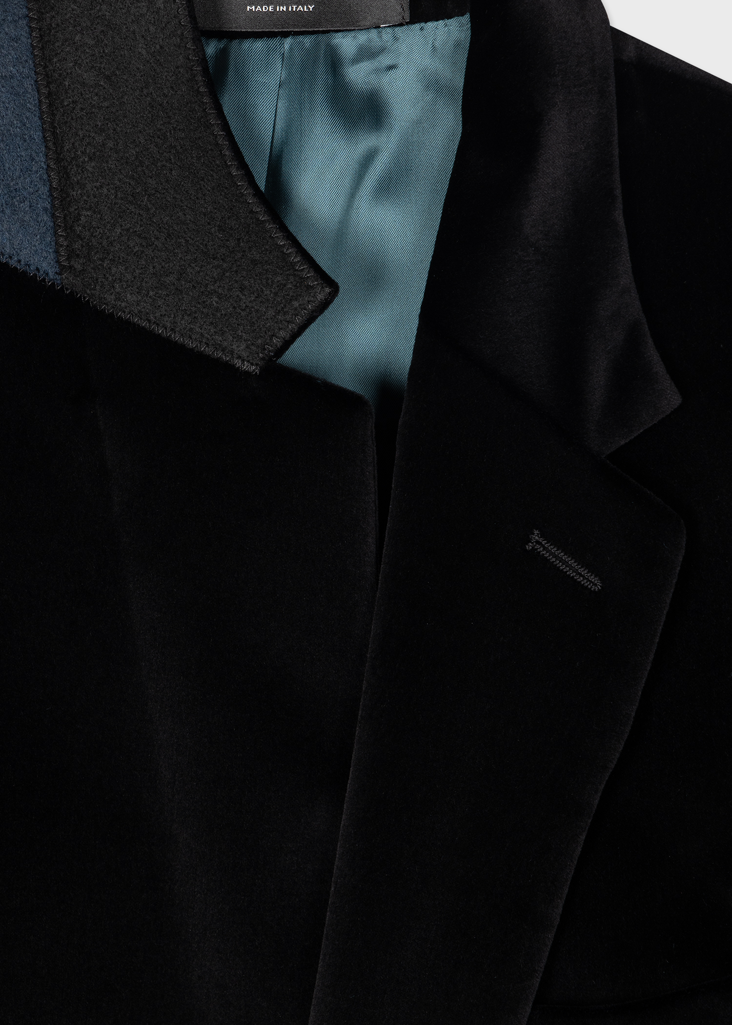 The Soho - Tailored-Fit Black Velvet Blazer thumbnail 8