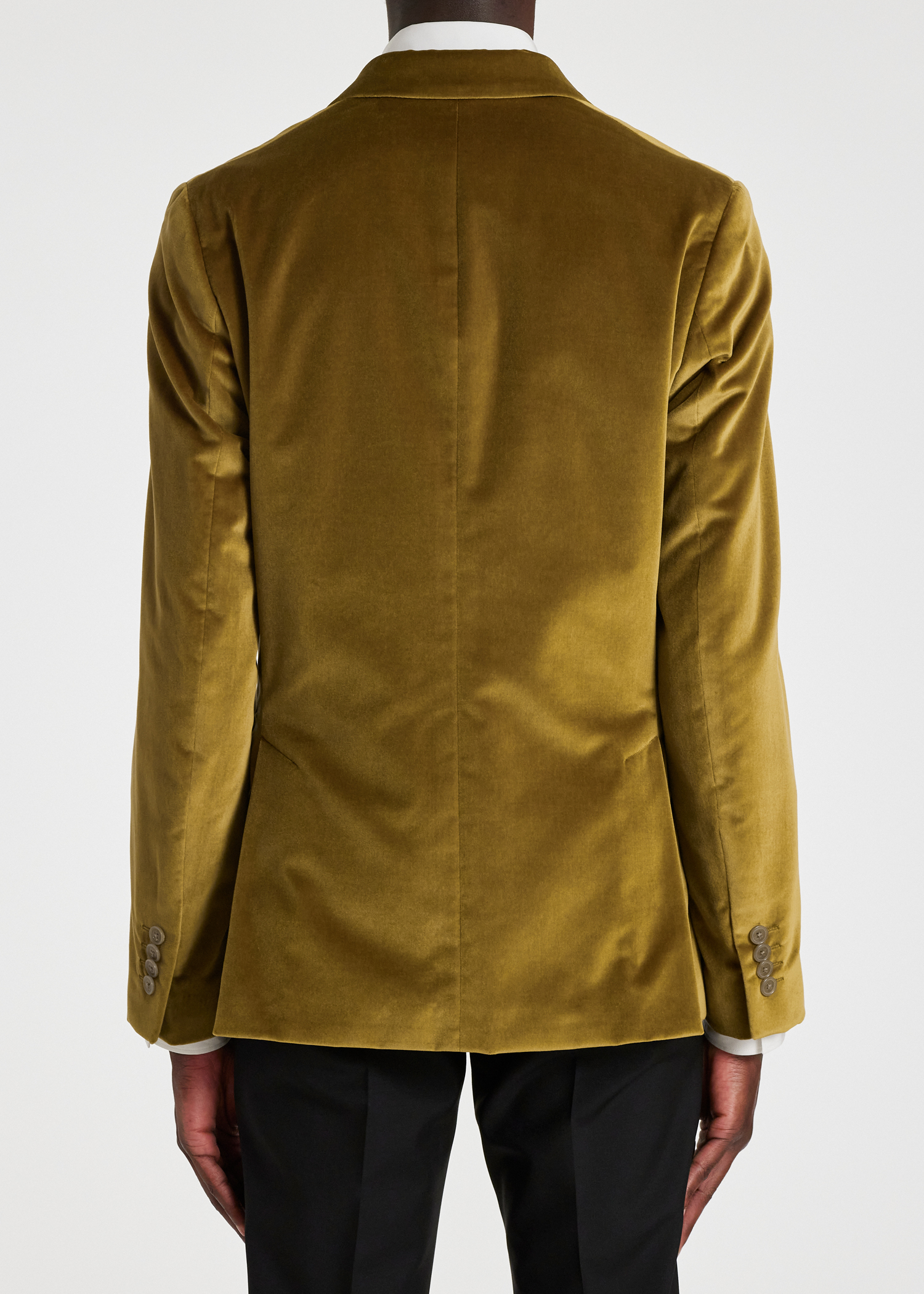 Chartreuse Velvet Blazer thumbnail 2