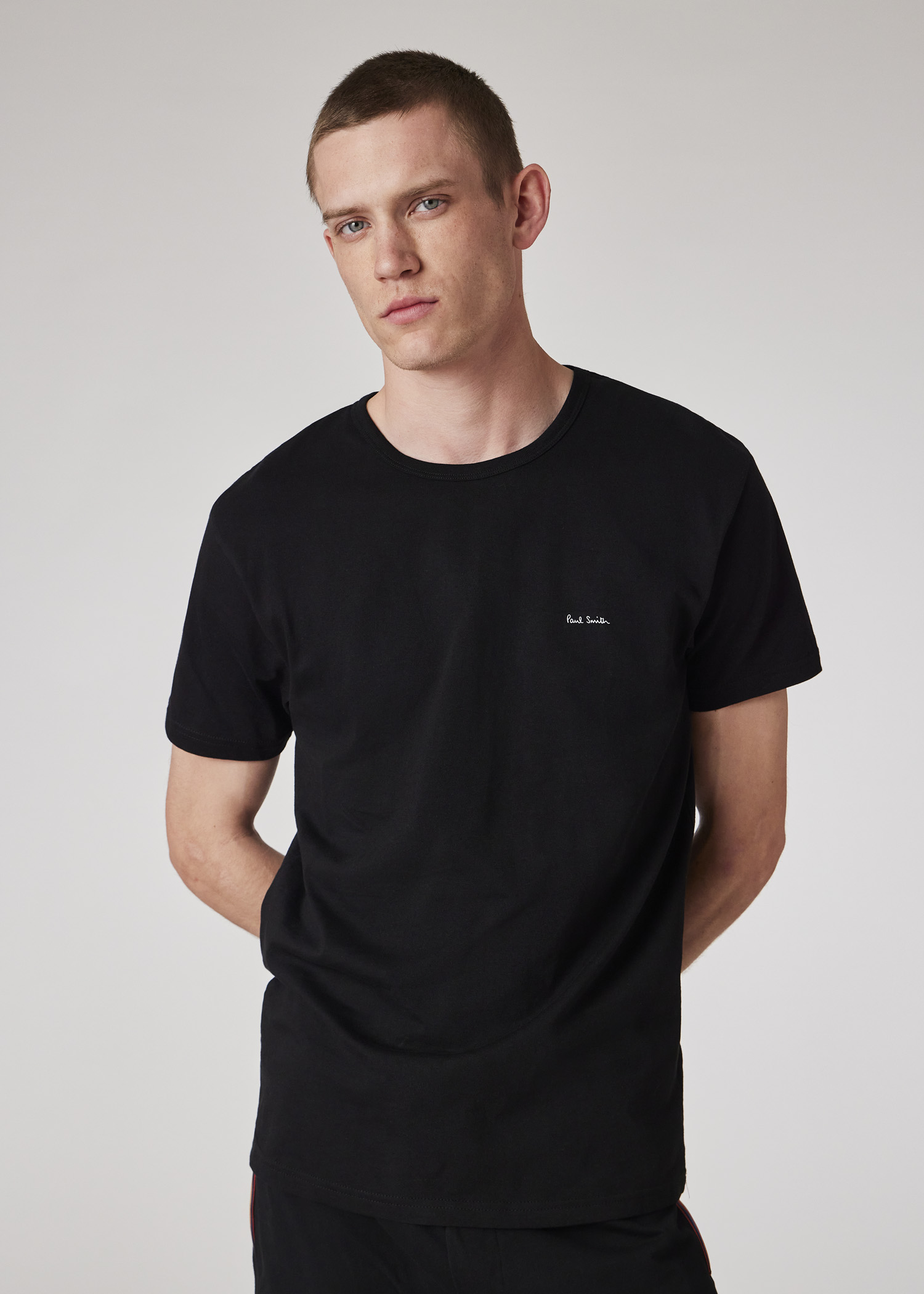 Men's Black Organic Cotton T-Shirts Five Pack