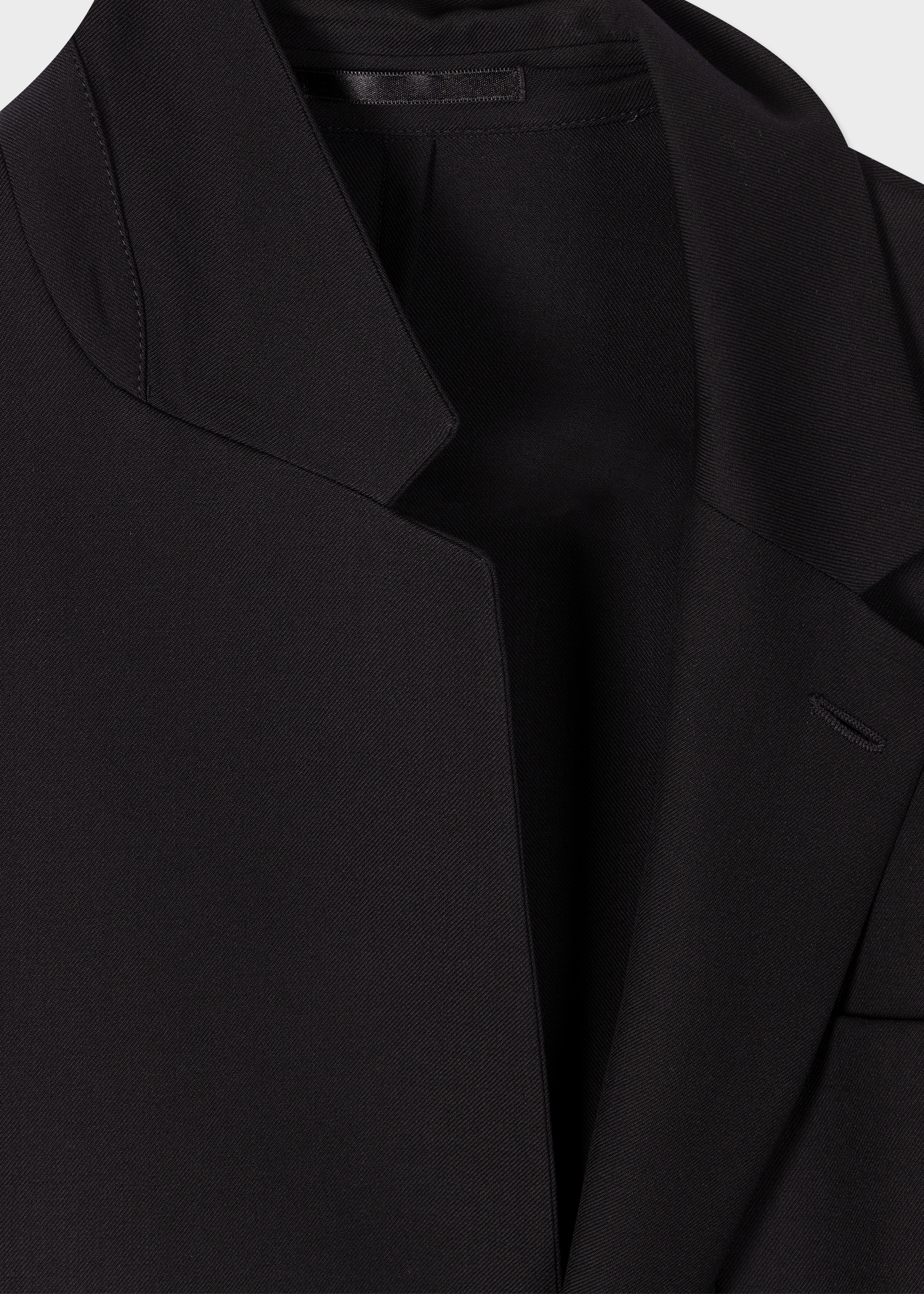 A Suit To Travel In - Men's Black Patch-Pocket Unlined Blazer thumbnail 5