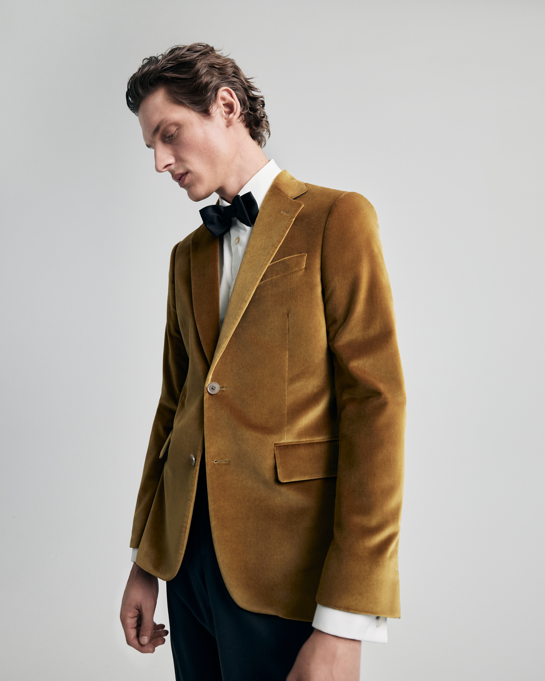 Chartreuse Velvet Blazer thumbnail 10