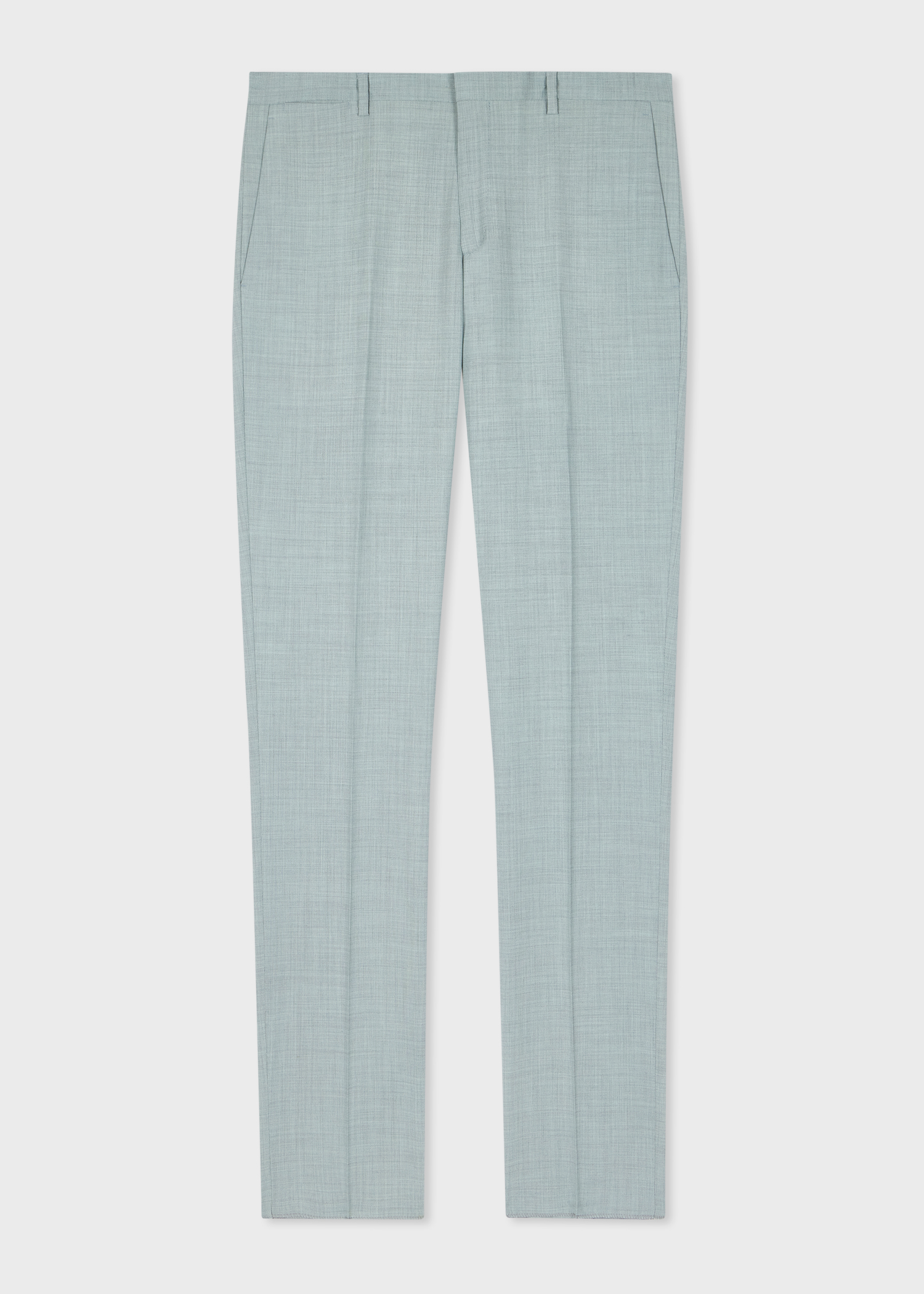 The Kensington - Light Blue Marl Overdyed Stretch-Wool Suit thumbnail 7