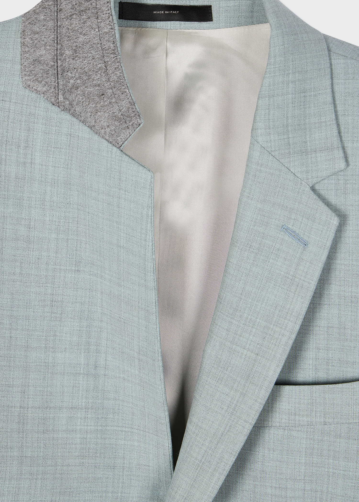 The Kensington - Light Blue Marl Overdyed Stretch-Wool Suit thumbnail 8