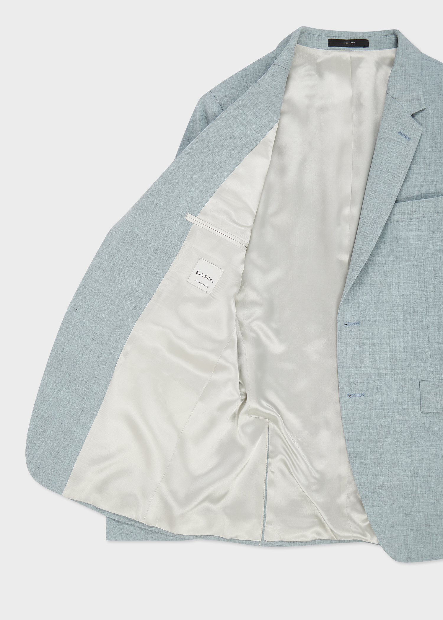 The Kensington - Light Blue Marl Overdyed Stretch-Wool Suit thumbnail 11