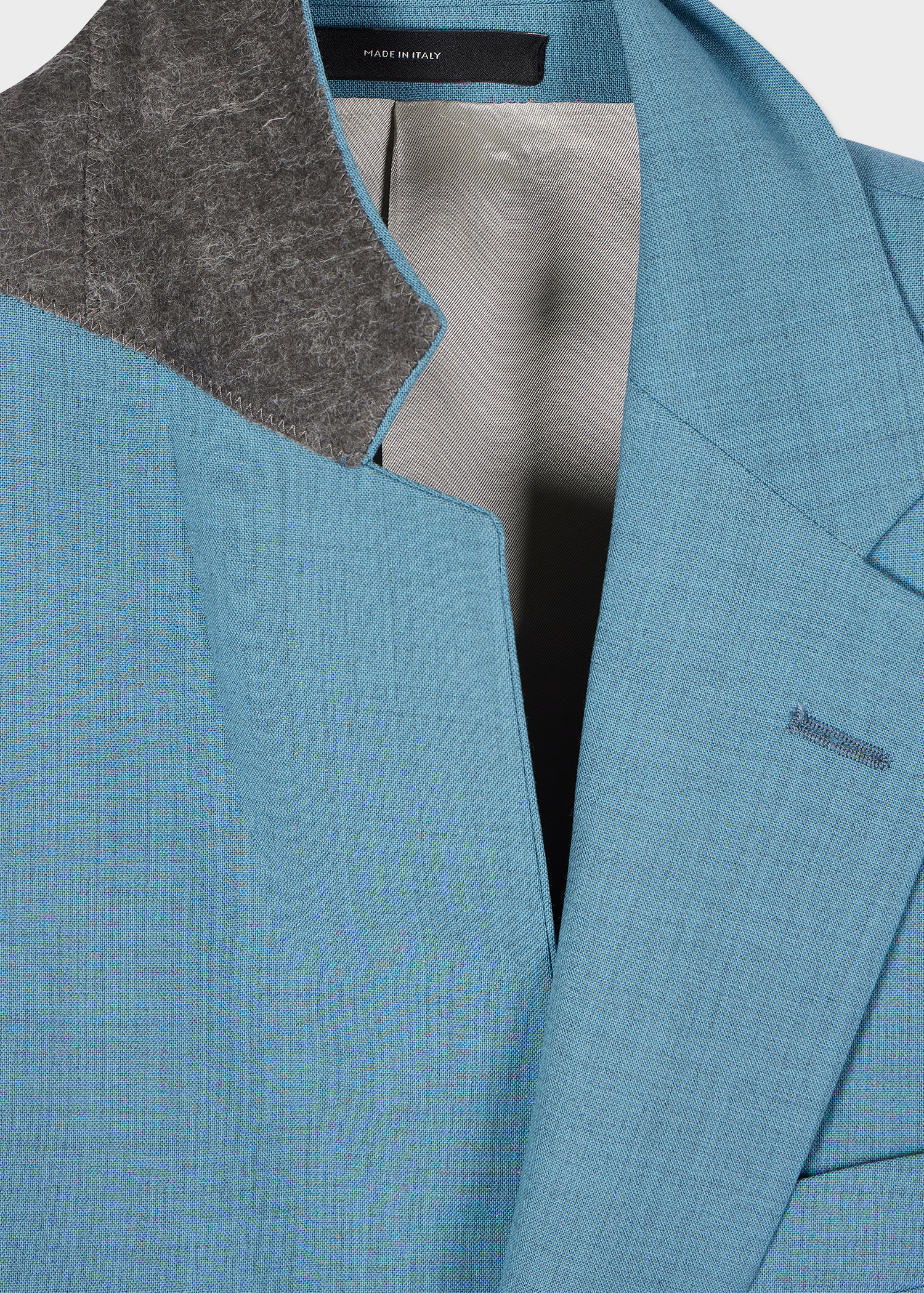 The Brierley -  Blue Marl Overdyed Stretch-Wool Suit thumbnail 9