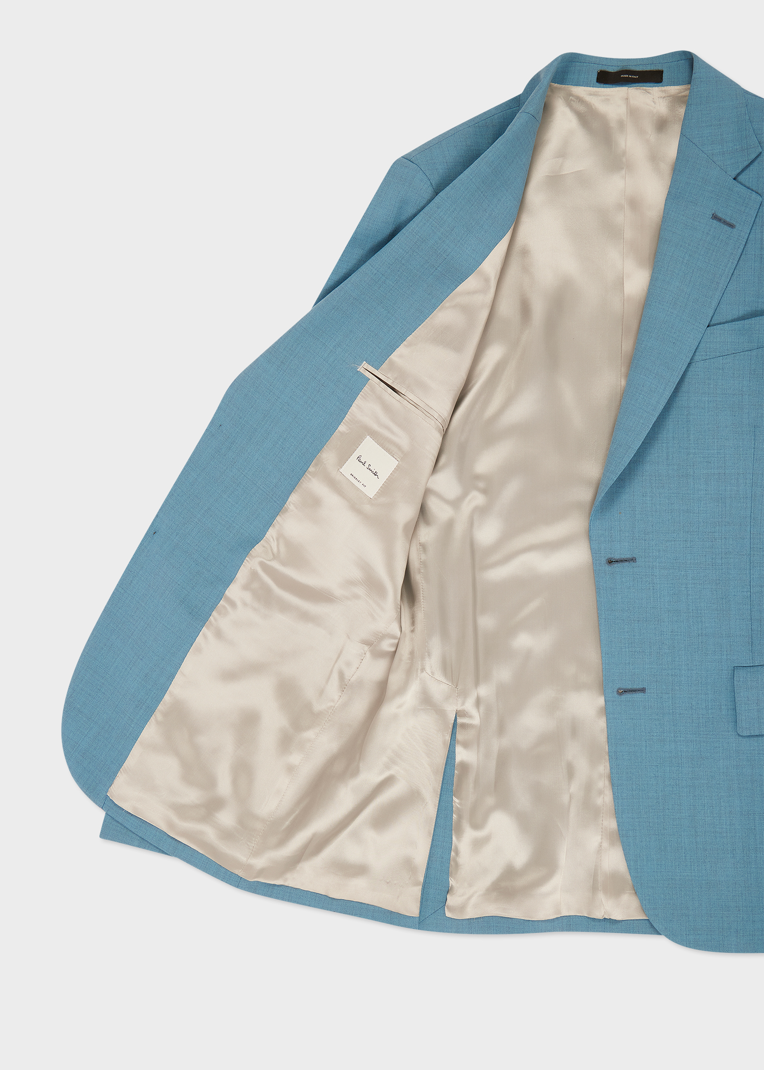 The Brierley -  Blue Marl Overdyed Stretch-Wool Suit thumbnail 8