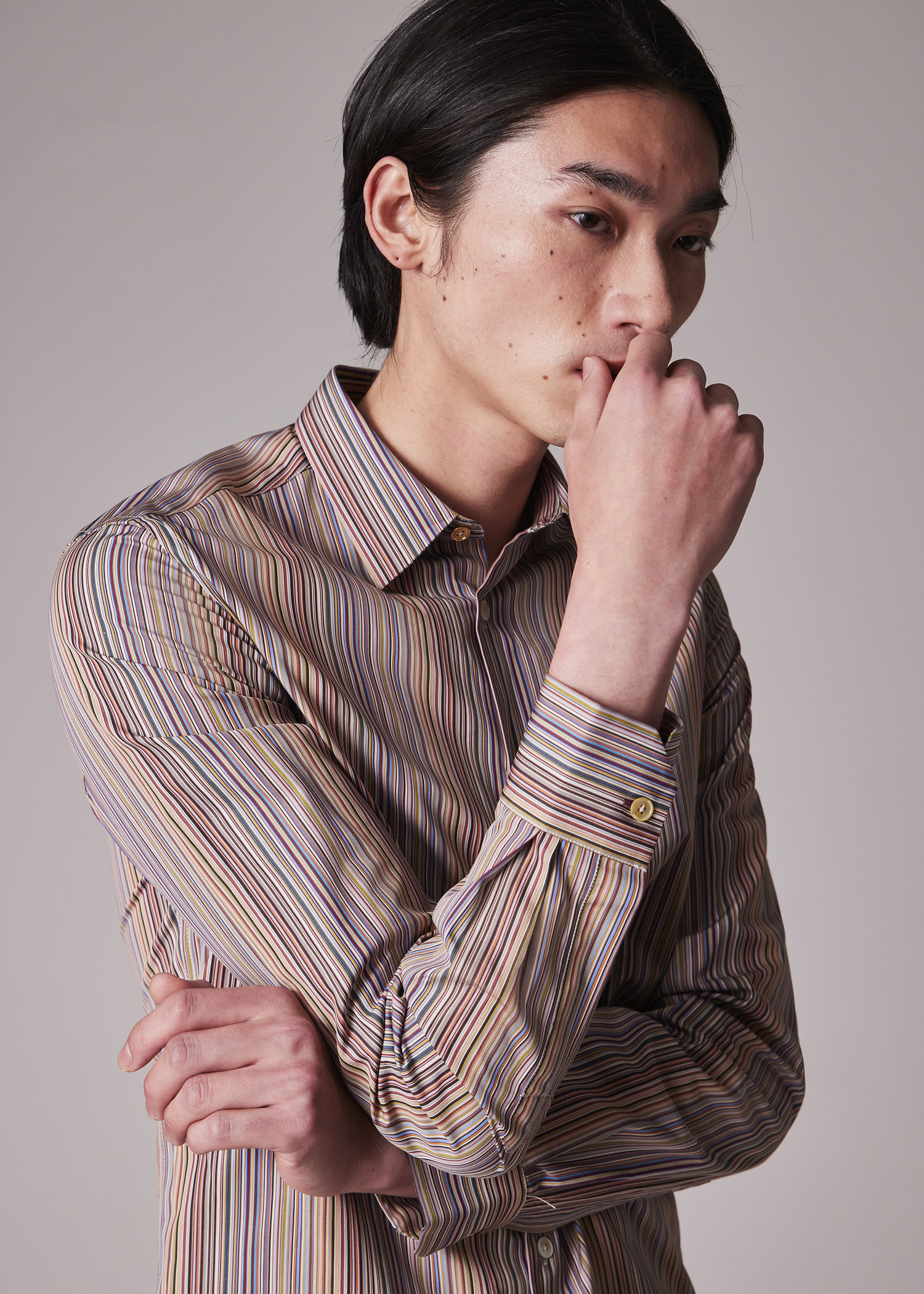Paul Smith スーツ L シャツ THE FORMAL - PREMIUM BLACK】 シャツとタイを同系色で合わせる